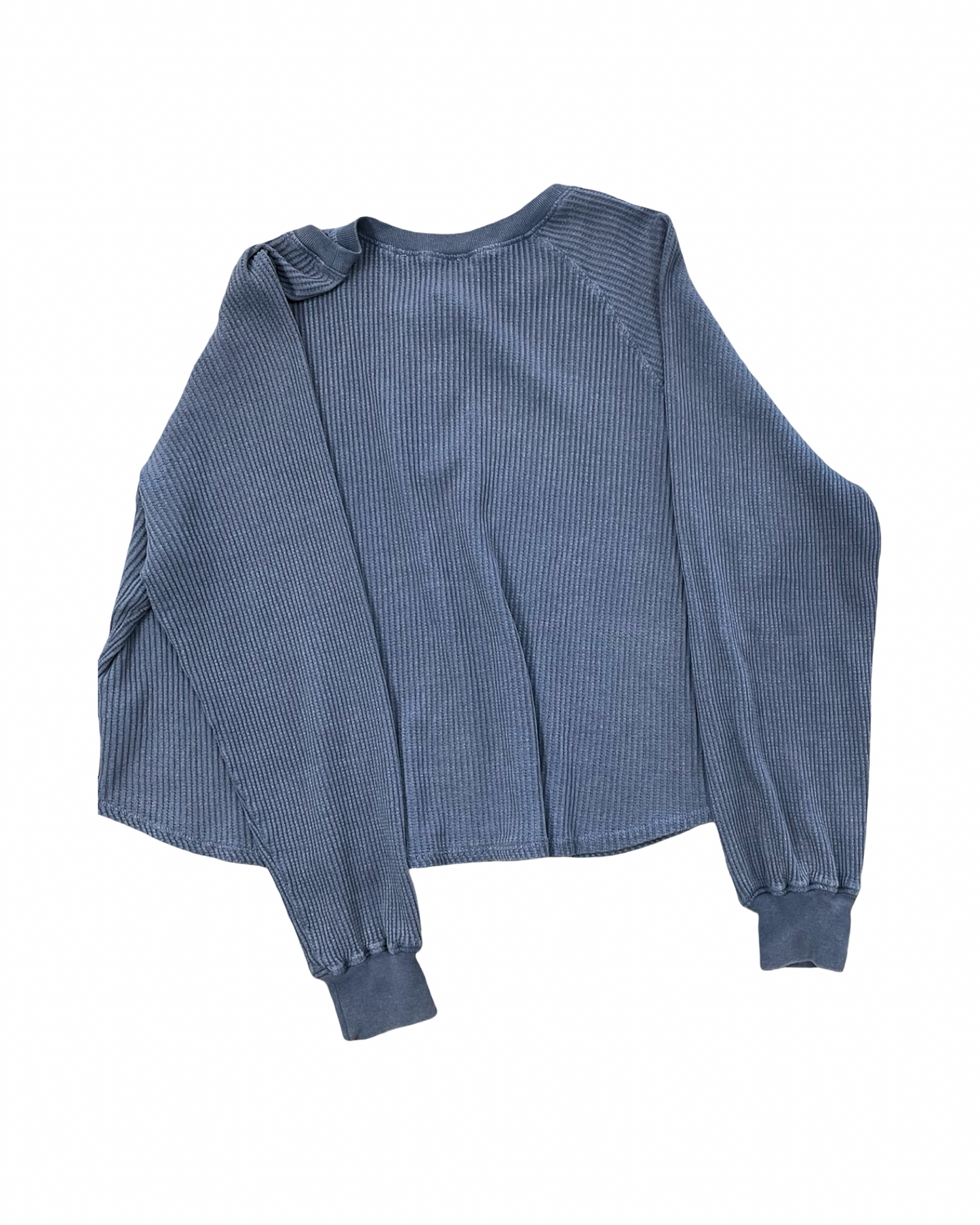 Top Ls By Double Zero In Blue, Size:M