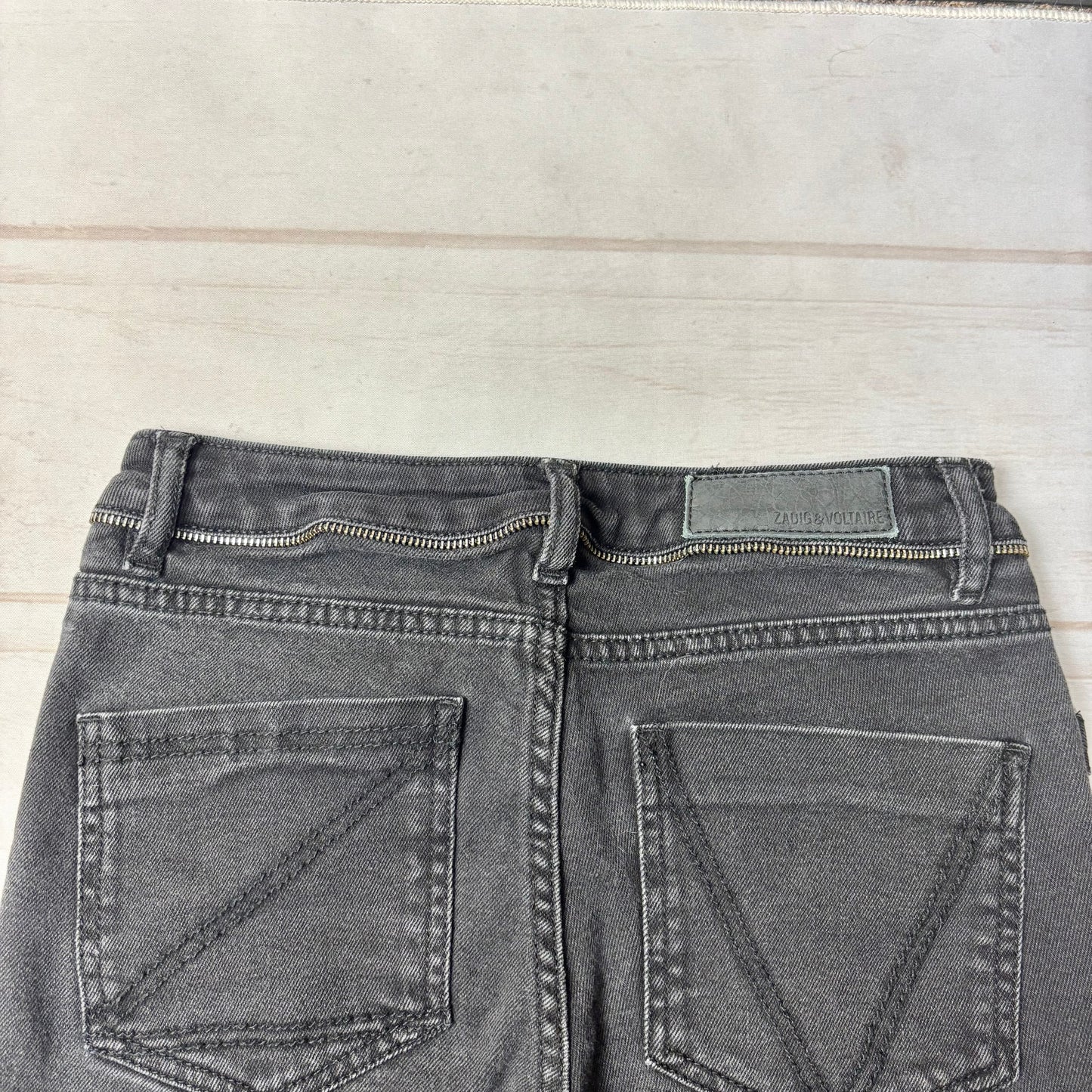 Jeans Skinny By Zadig And Voltaire In Black, Size: 2