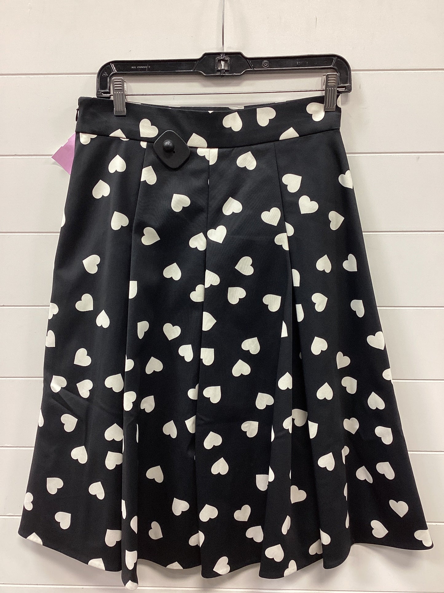 Skirt Designer By Kate Spade In Black & Cream, Size:6