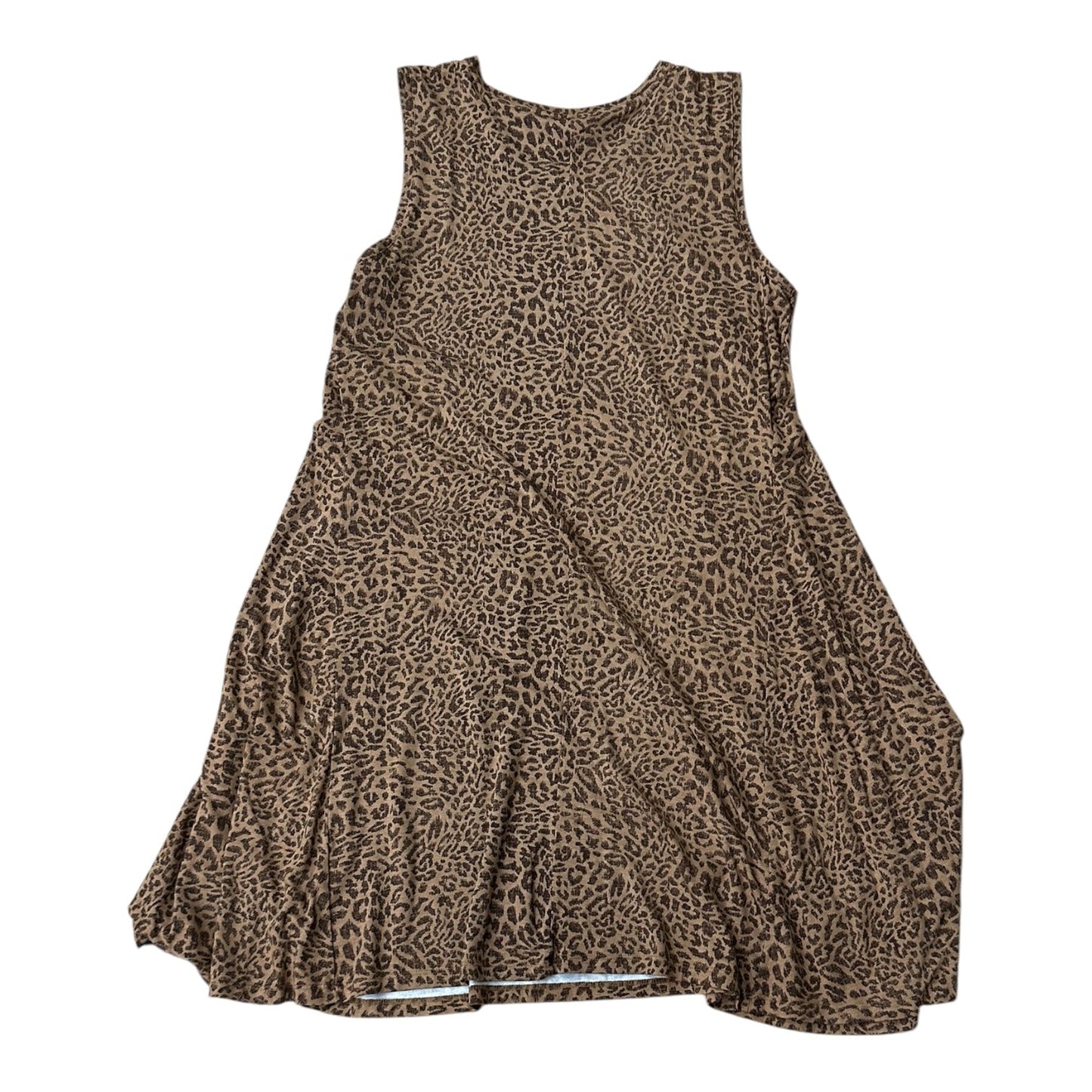 Dress Casual Midi By Style And Company In Animal Print, Size:L