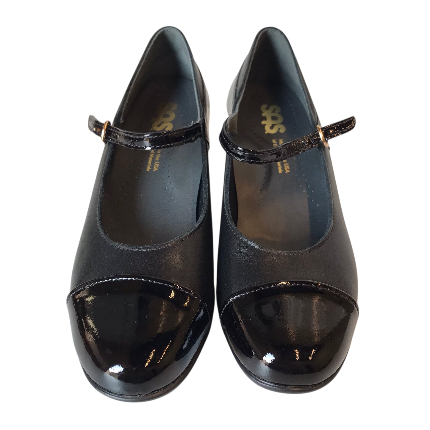 Shoes Heels Block By Sas In Black, Size:7.5