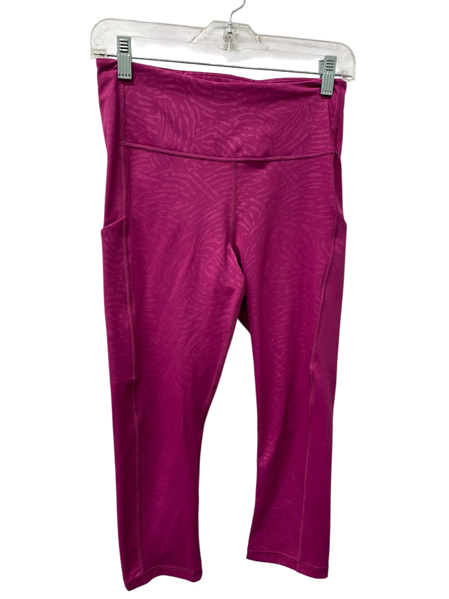 Athletic Capris By Athleta In Pink, Size:S