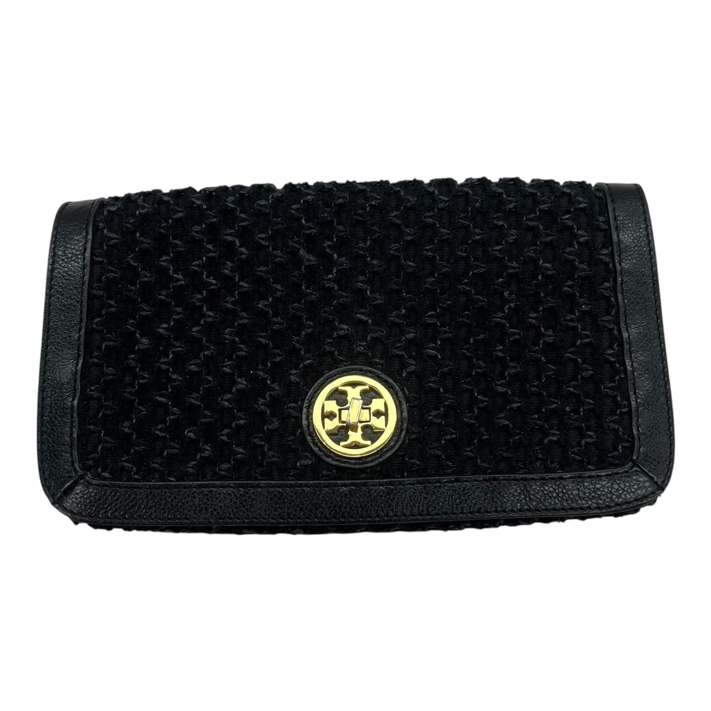 Clutch Designer By Tory Burch In Black, Size:Medium