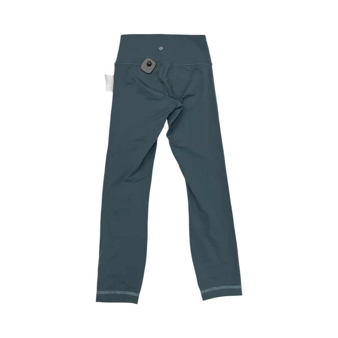 Athletic Capris By Lululemon In Teal, Size:6