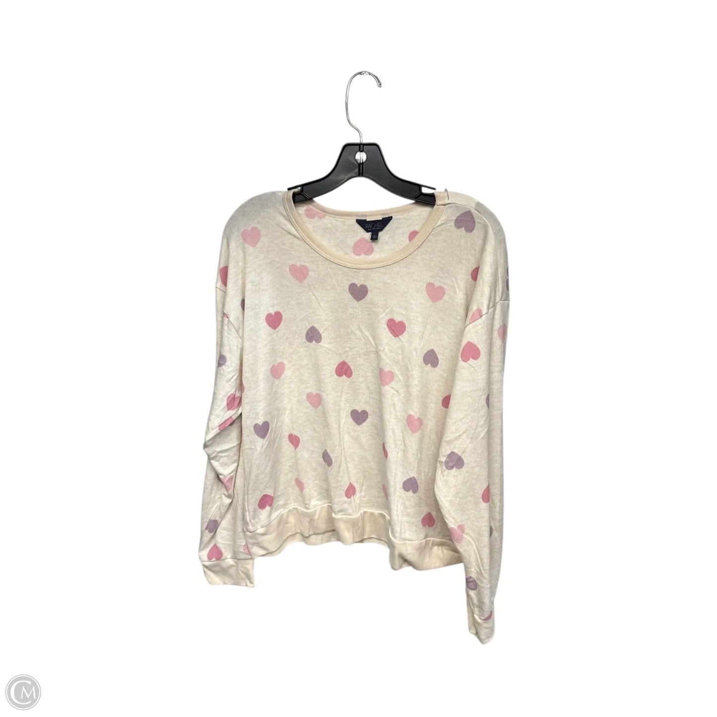 Top Long Sleeve By Rachel Roy In Beige, Size: L