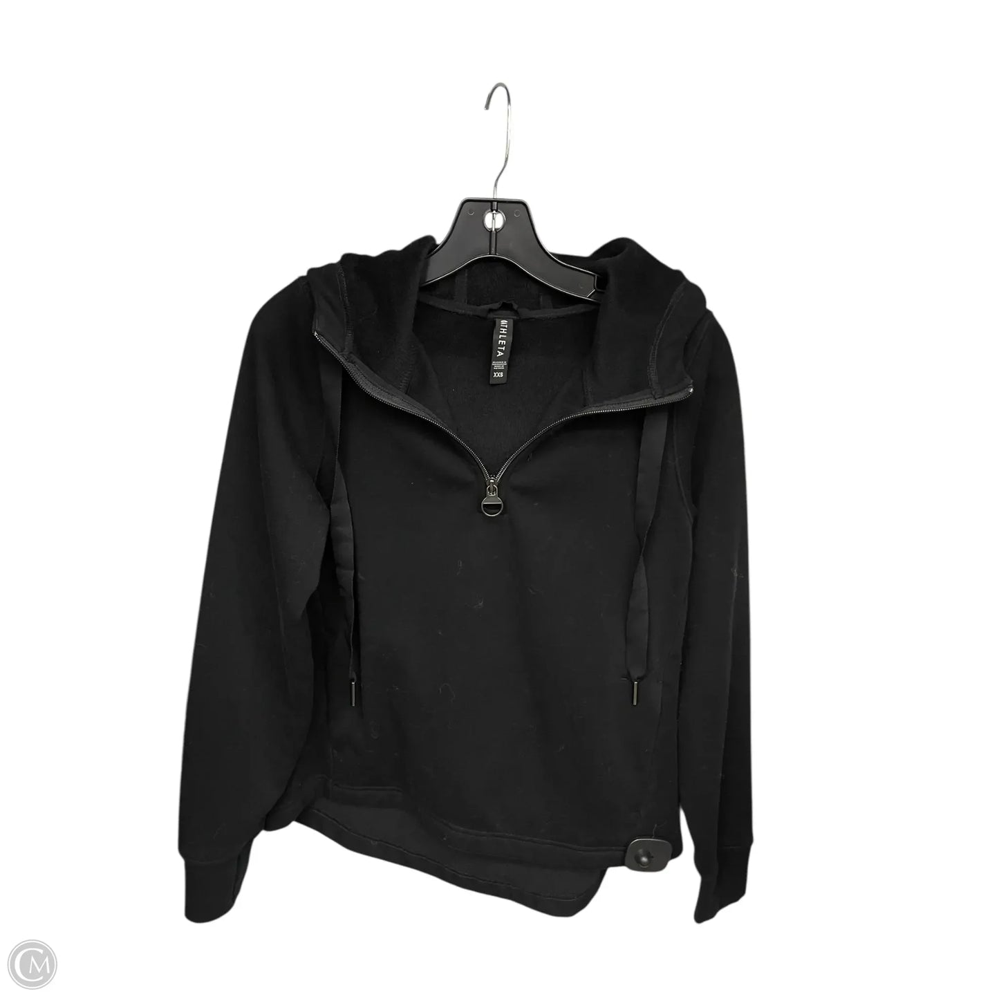 Athletic Sweatshirt Hoodie By Athleta In Black, Size: Xxs