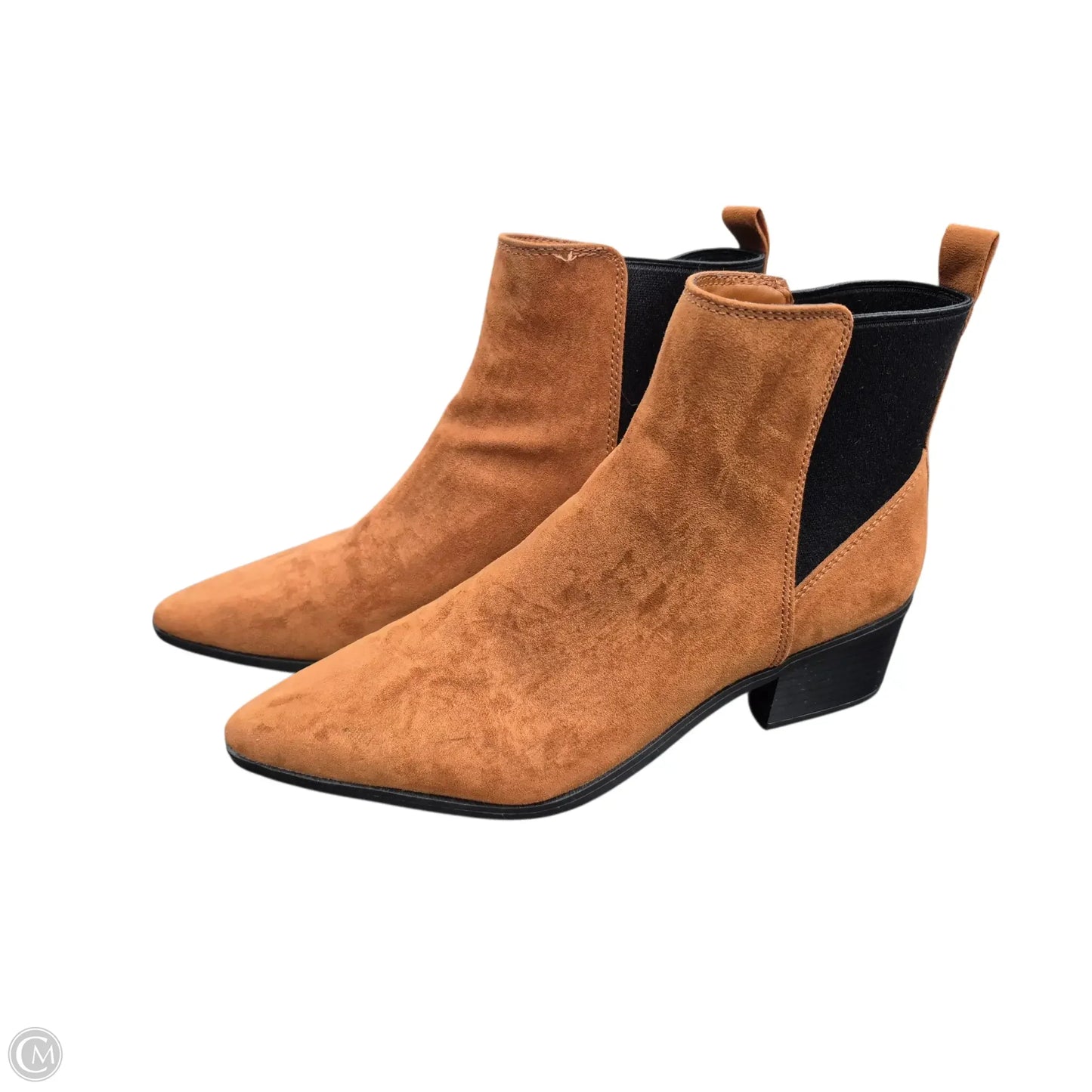 Boots Ankle Flats By A New Day In Black & Brown, Size: 10