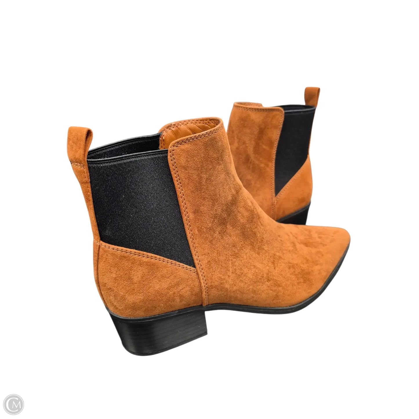 Boots Ankle Flats By A New Day In Black & Brown, Size: 10