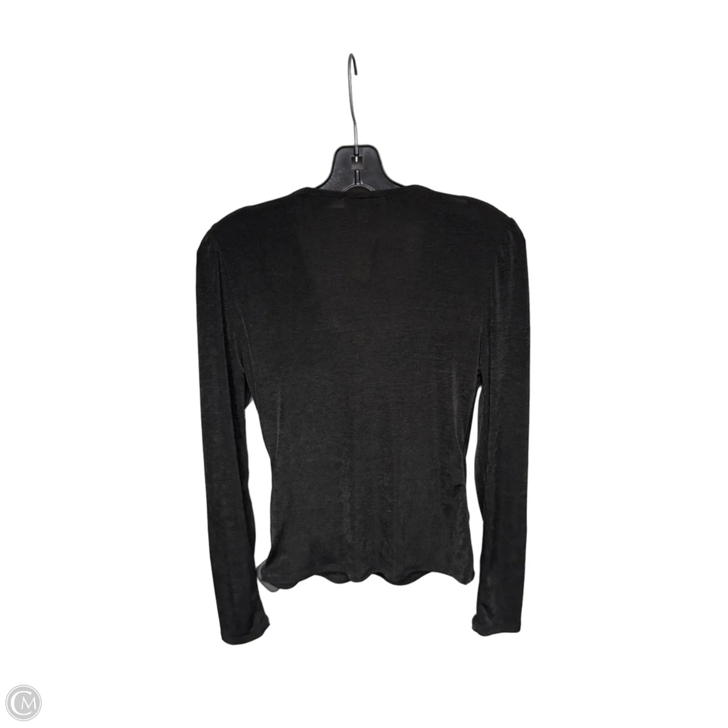 Top Long Sleeve By Evereve In Black, Size: M