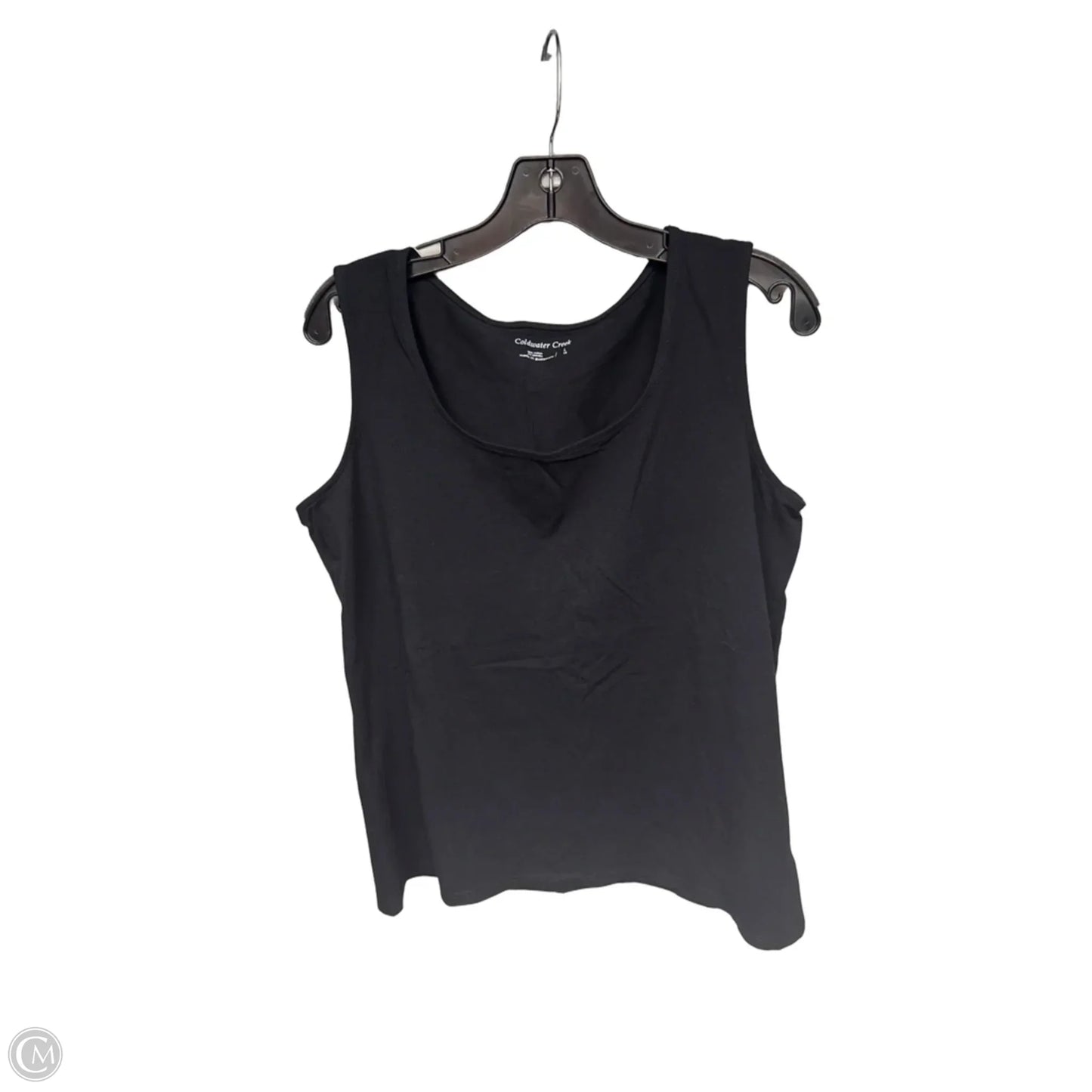 Tank Top By Coldwater Creek In Black, Size: L