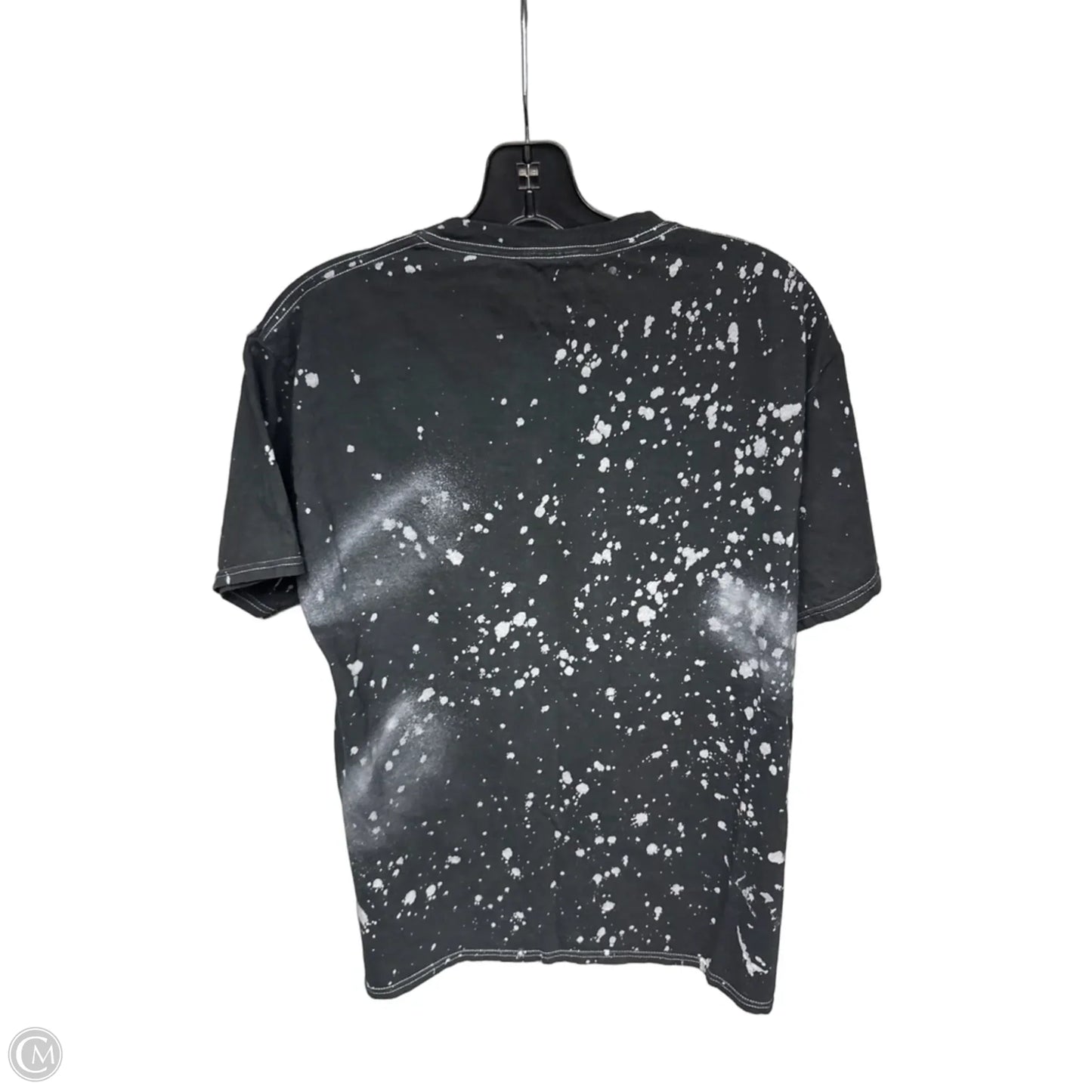 Top Short Sleeve By Clothes Mentor In Black & White, Size: S