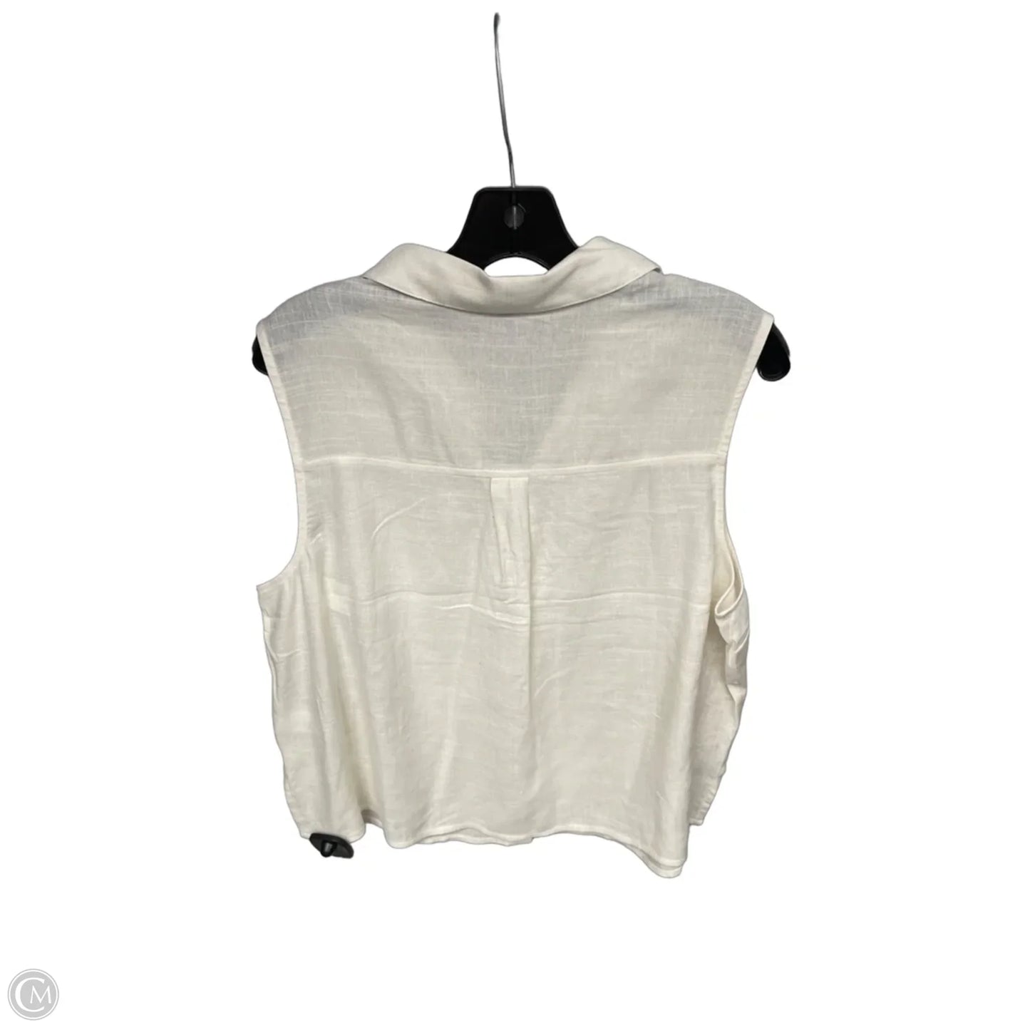 Top Sleeveless By Express In Beige, Size: L