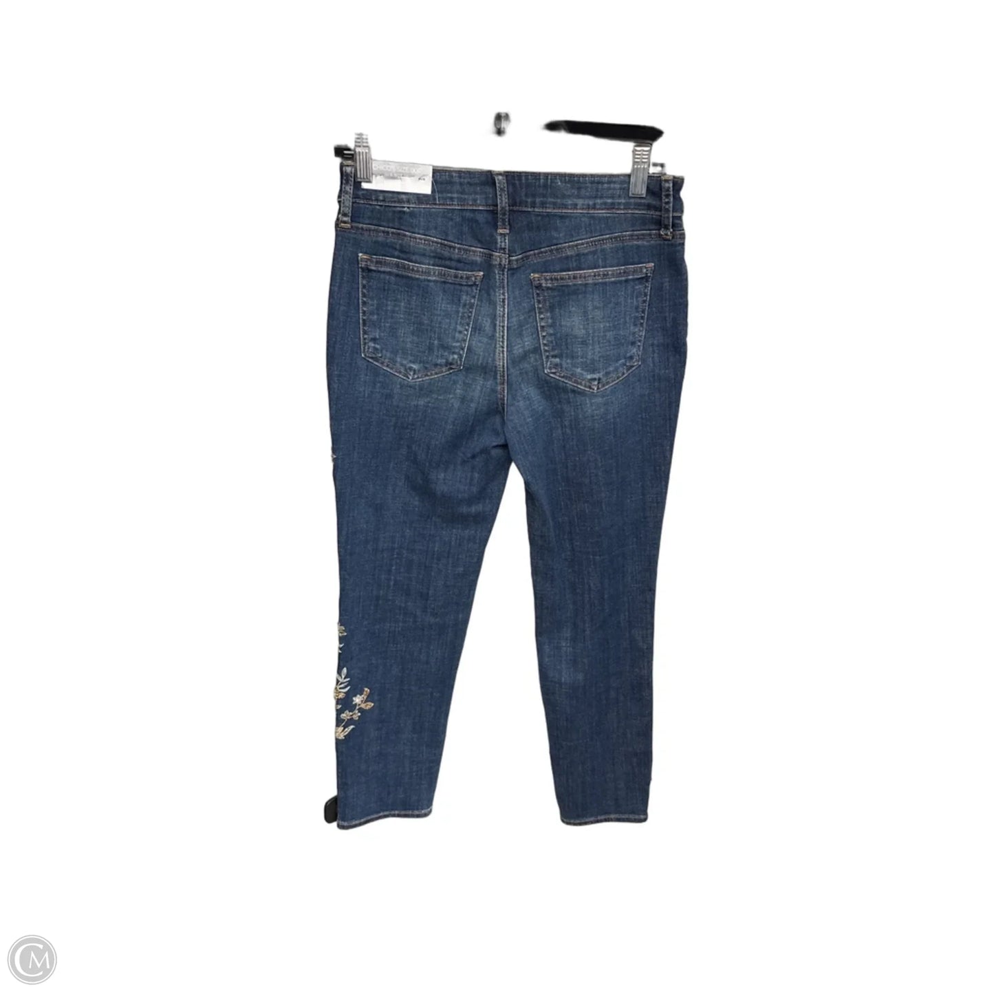 Jeans Straight By Chicos In Blue Denim, Size: Xxs