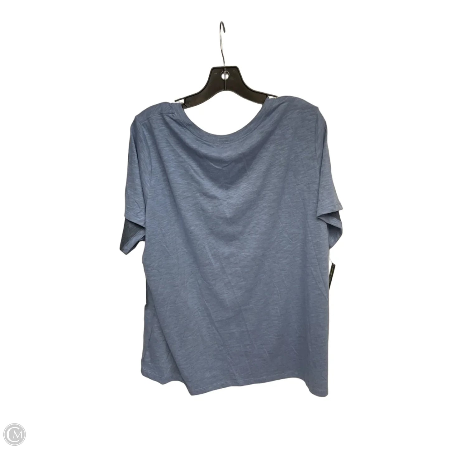 Athletic Top Long Sleeve Hoodie By Nike Apparel In Blue, Size: 2x