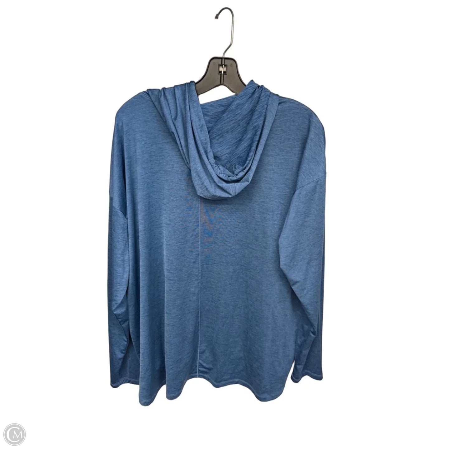 Athletic Sweatshirt Hoodie By Eddie Bauer In Blue, Size: Xl