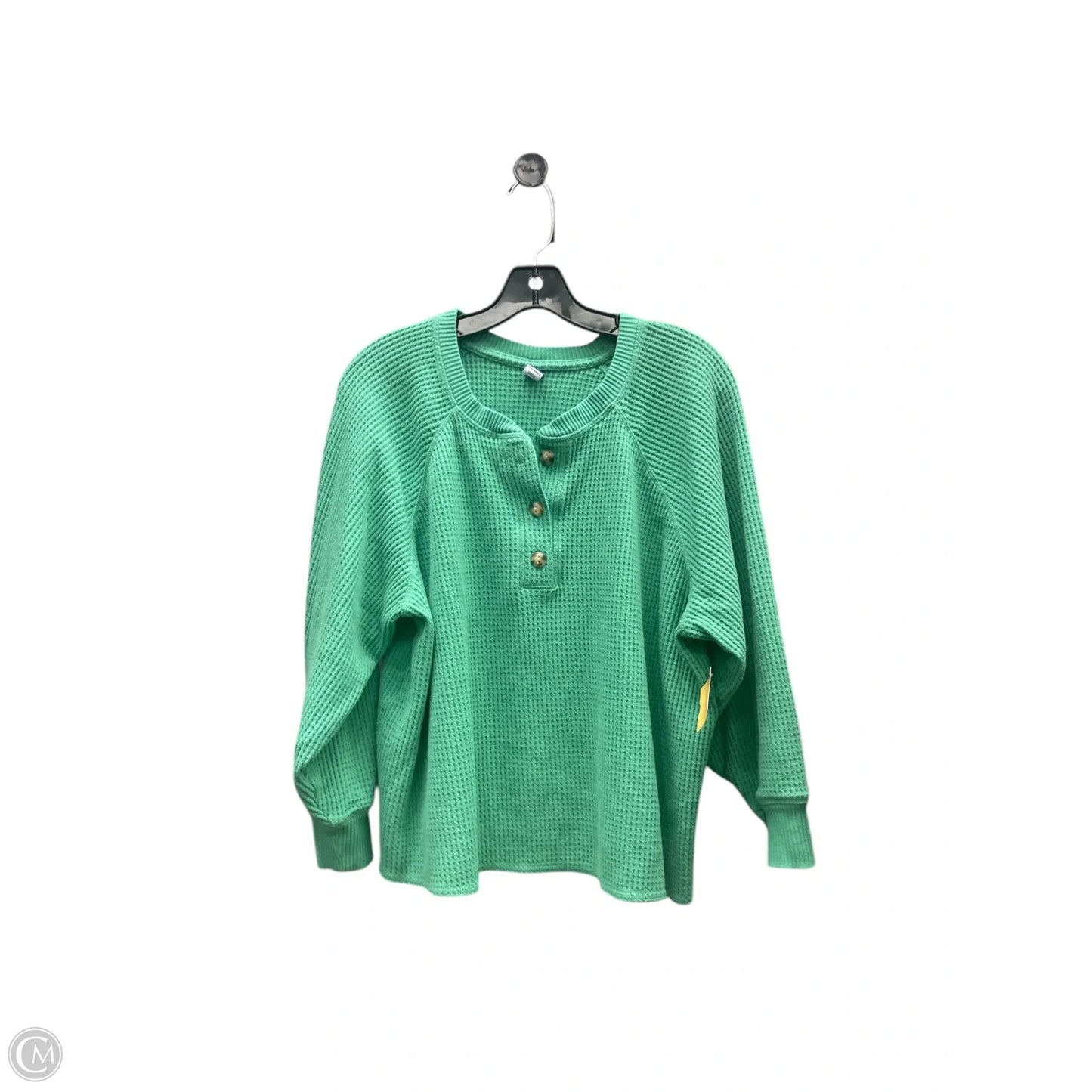 Top Long Sleeve By Old Navy In Green, Size: 2x