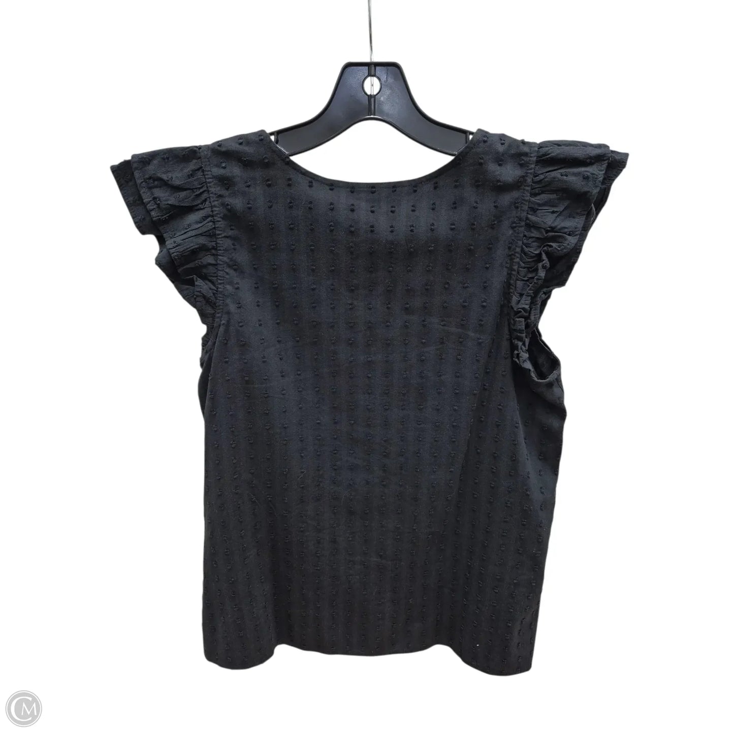 Top Sleeveless By Soma In Black, Size: S