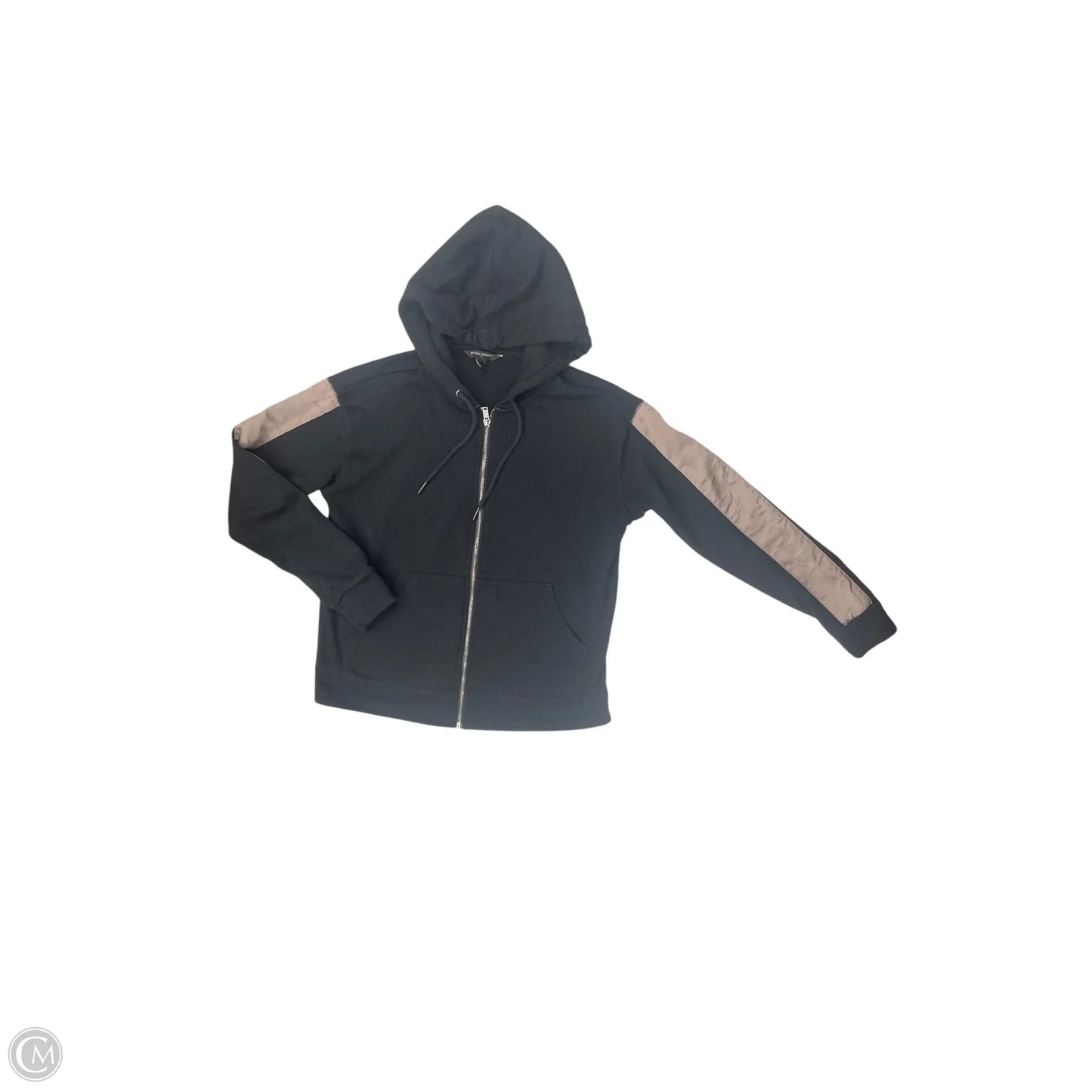 Sweatshirt Hoodie By Banana Republic In Black, Size: S