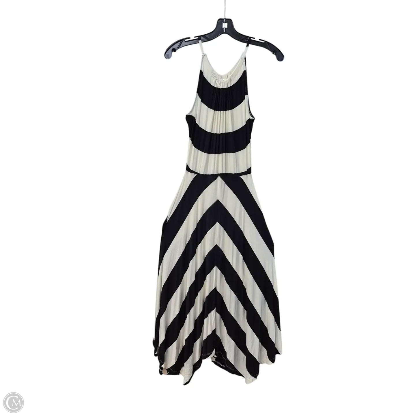Dress Casual Maxi By Gap In Black & White, Size: S