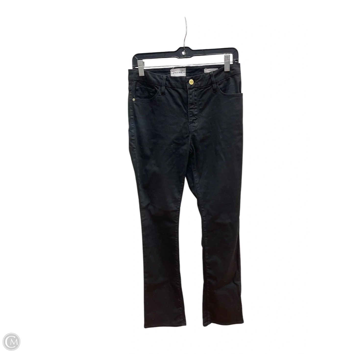 Jeans Boot Cut By Frame In Black, Size: 28