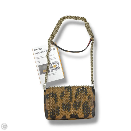 Crossbody Luxury Designer By Christian Louboutin, Size: Medium
