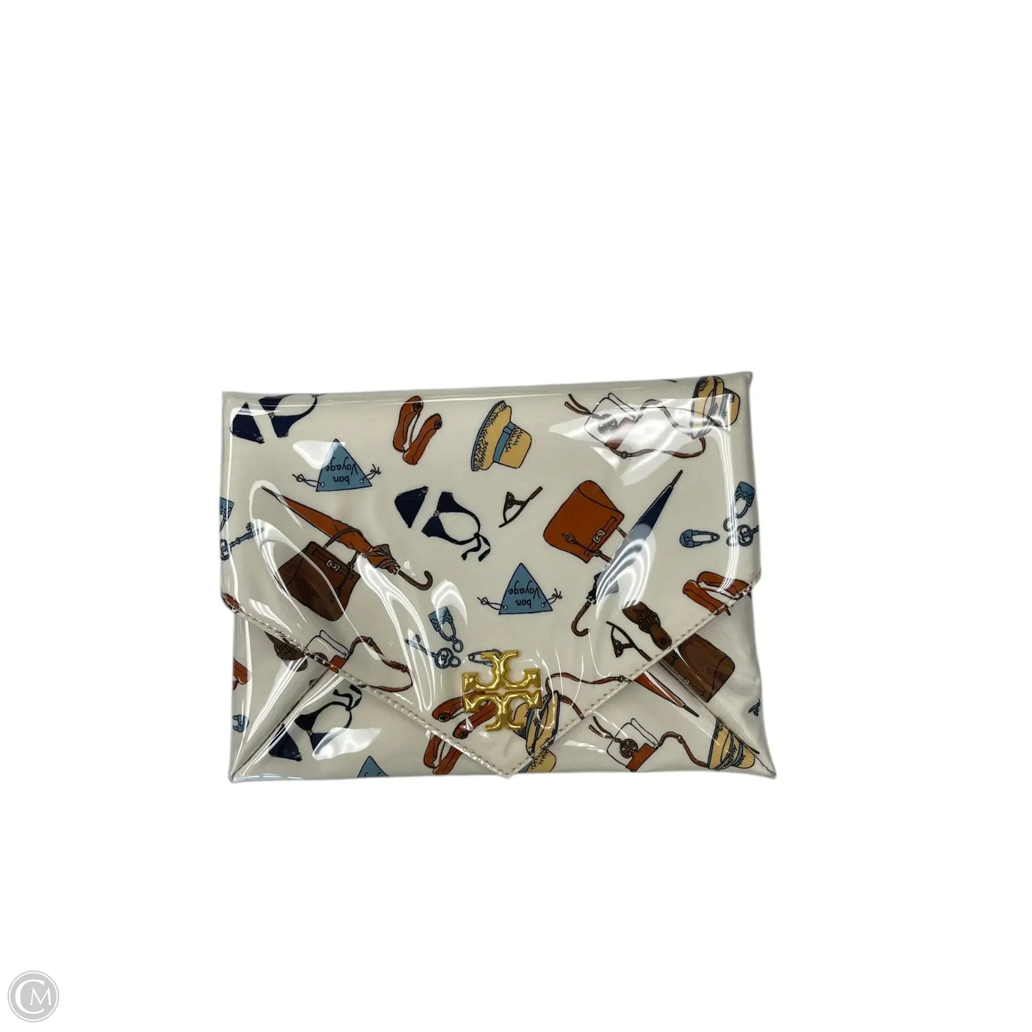 Clutch Designer By Tory Burch, Size: Medium