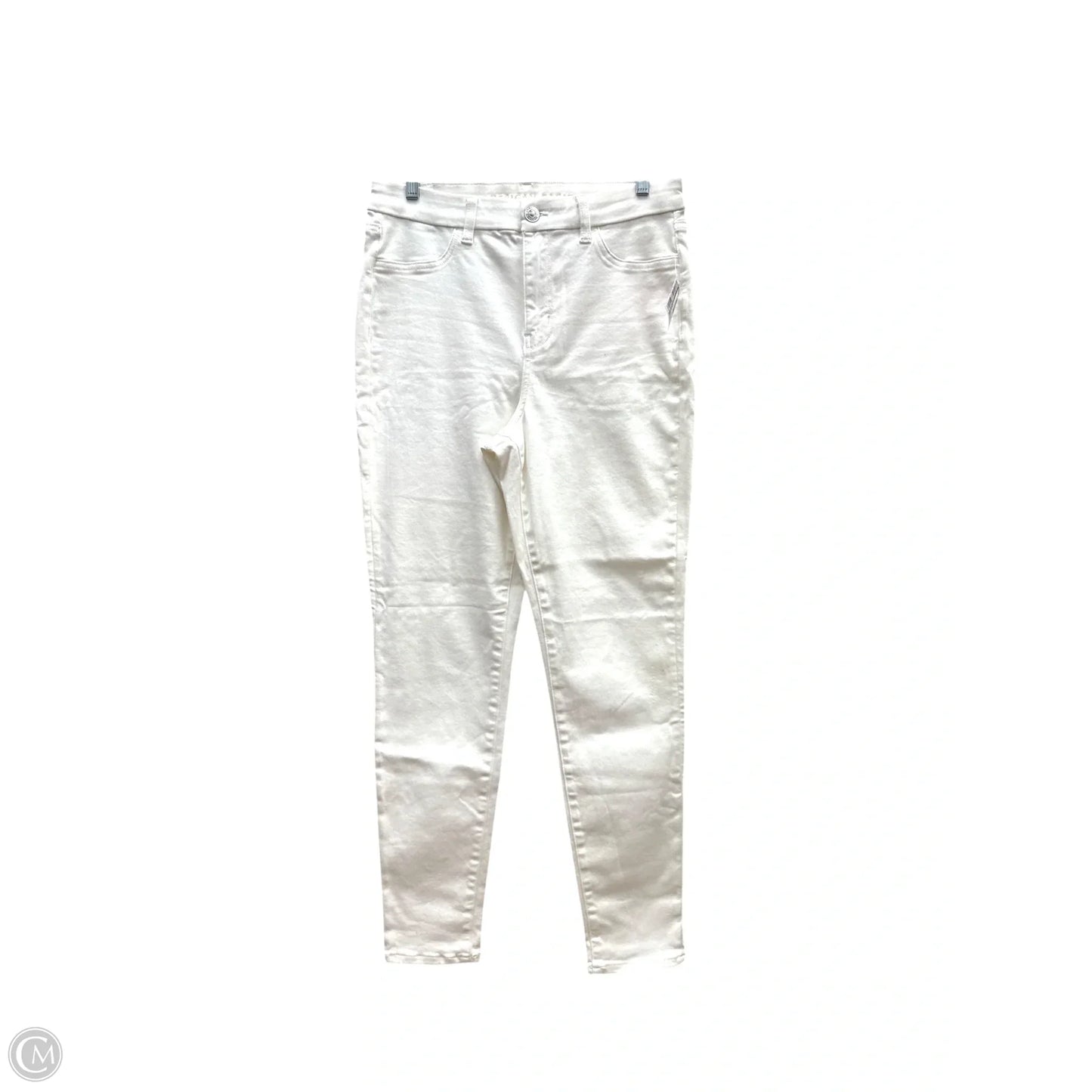 Jeans Skinny By American Eagle In White, Size: 10