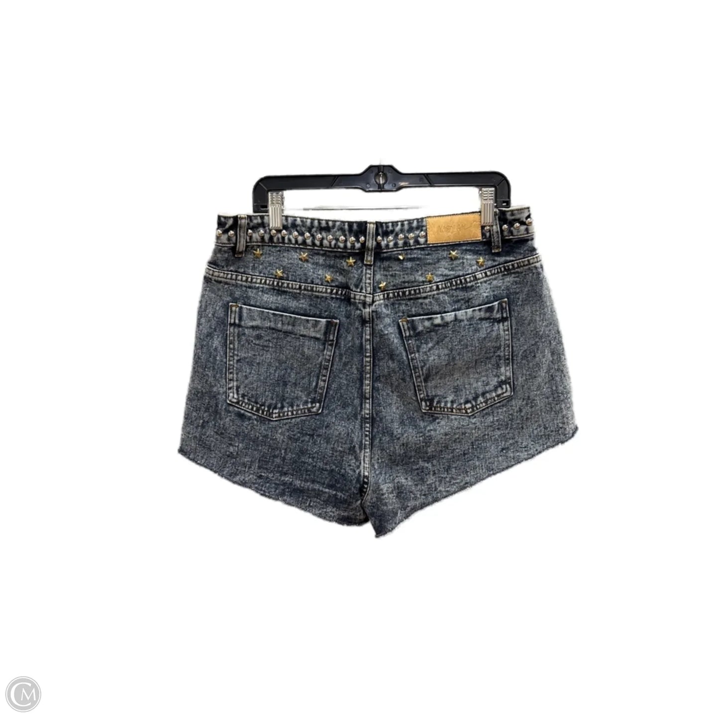 Shorts By Nasty Gal In Black Denim, Size: 12