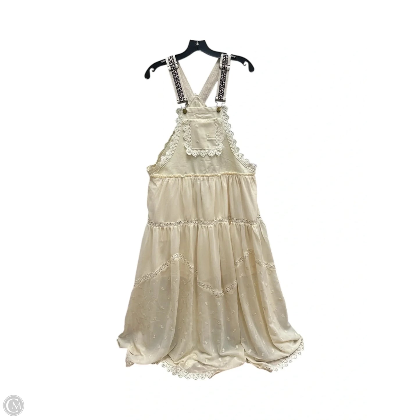 Dress Casual Maxi By Clothes Mentor In Cream, Size: L