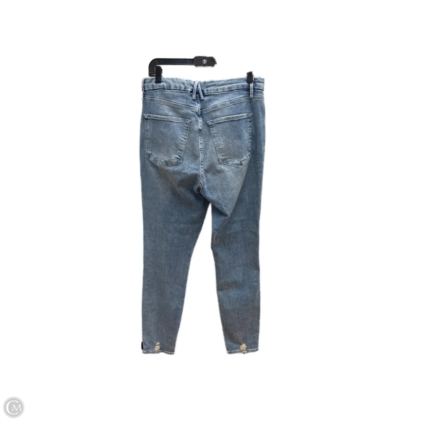 Jeans Skinny By Good American In Blue Denim, Size: 14