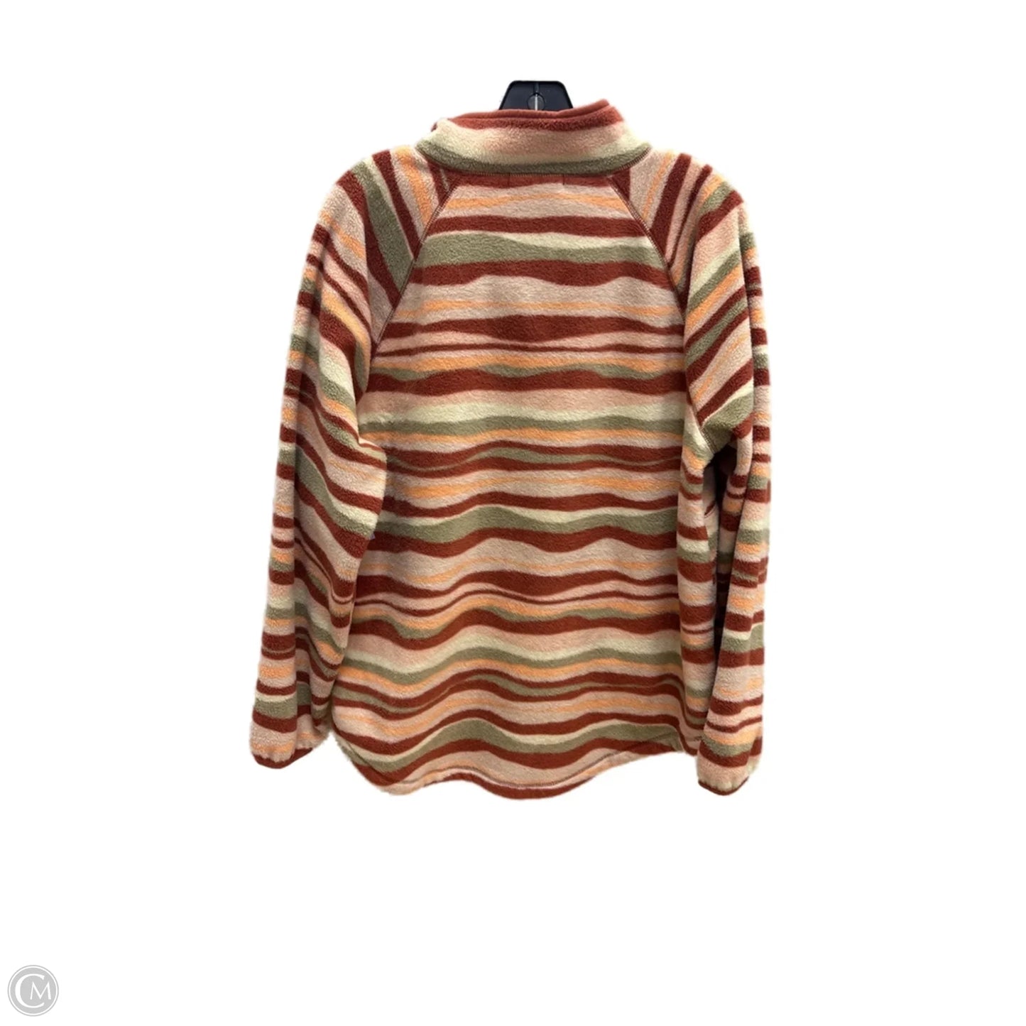 Sweater By Sonoma In Orange & Tan, Size: Xl