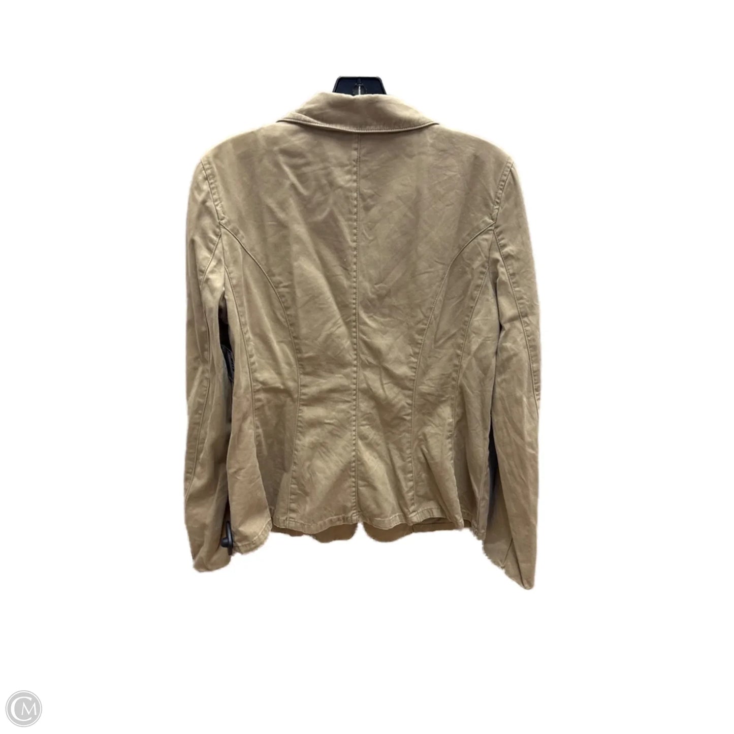 Blazer By Lauren By Ralph Lauren In Tan, Size: L