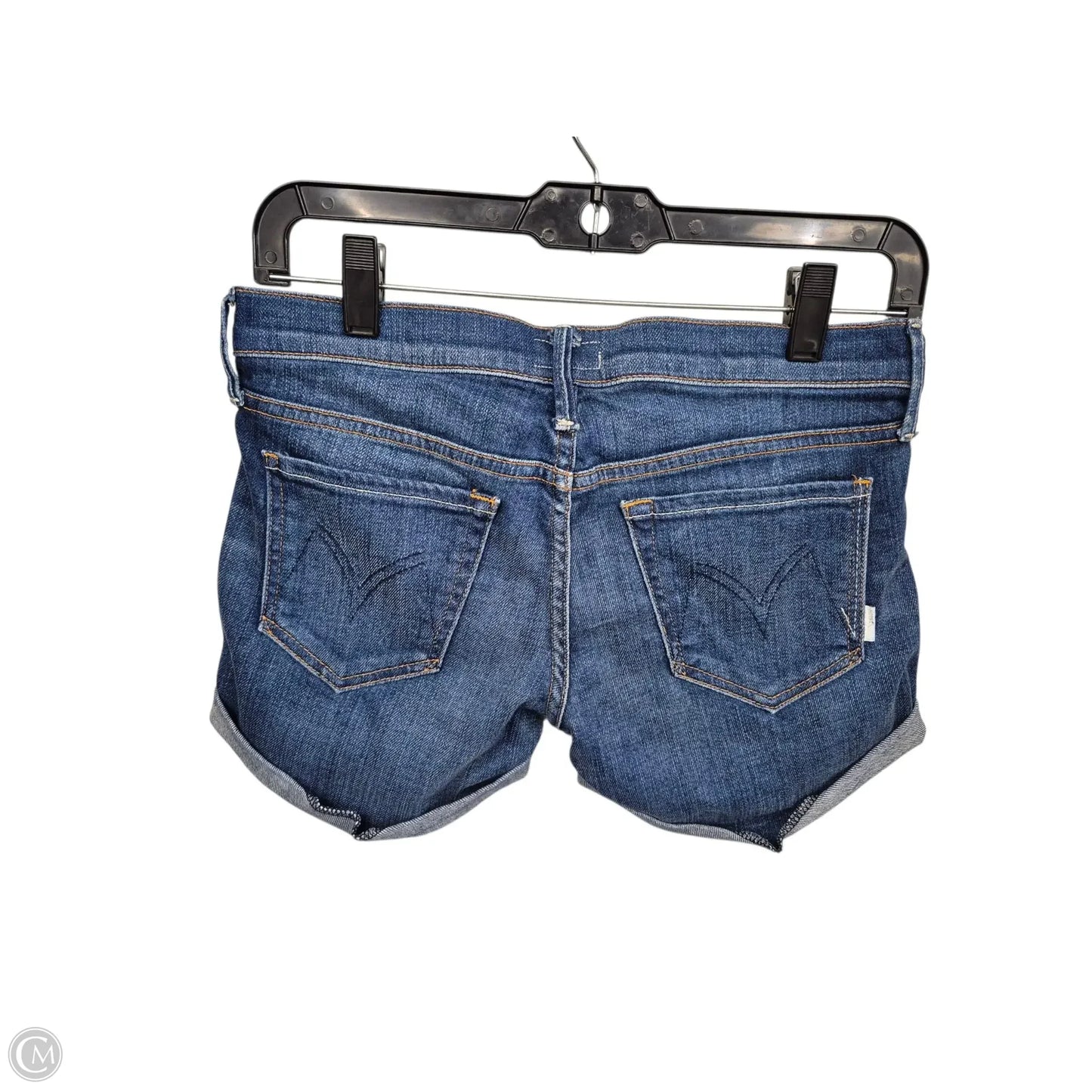 Shorts By Mother In Blue Denim, Size: 2