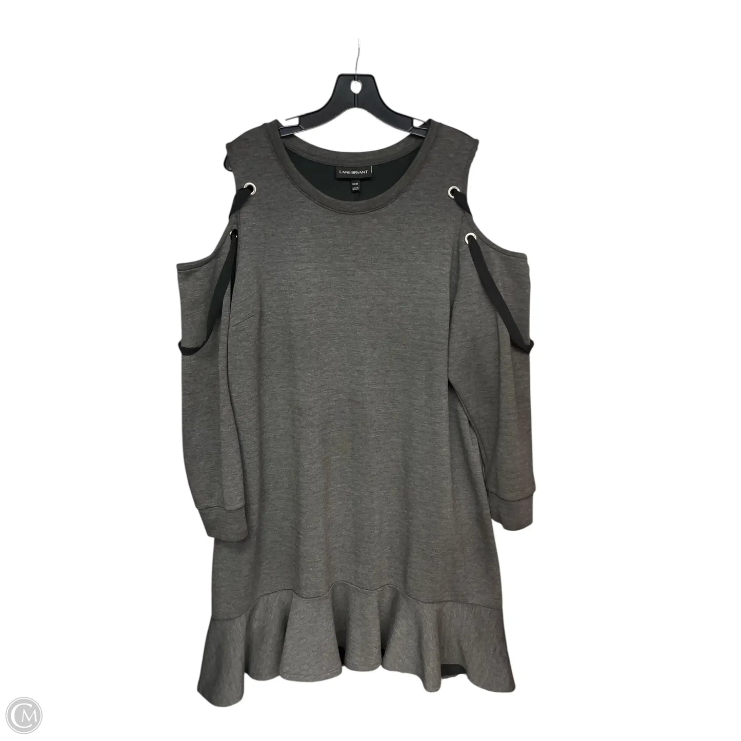 Dress Party Midi By Lane Bryant In Grey, Size: 18