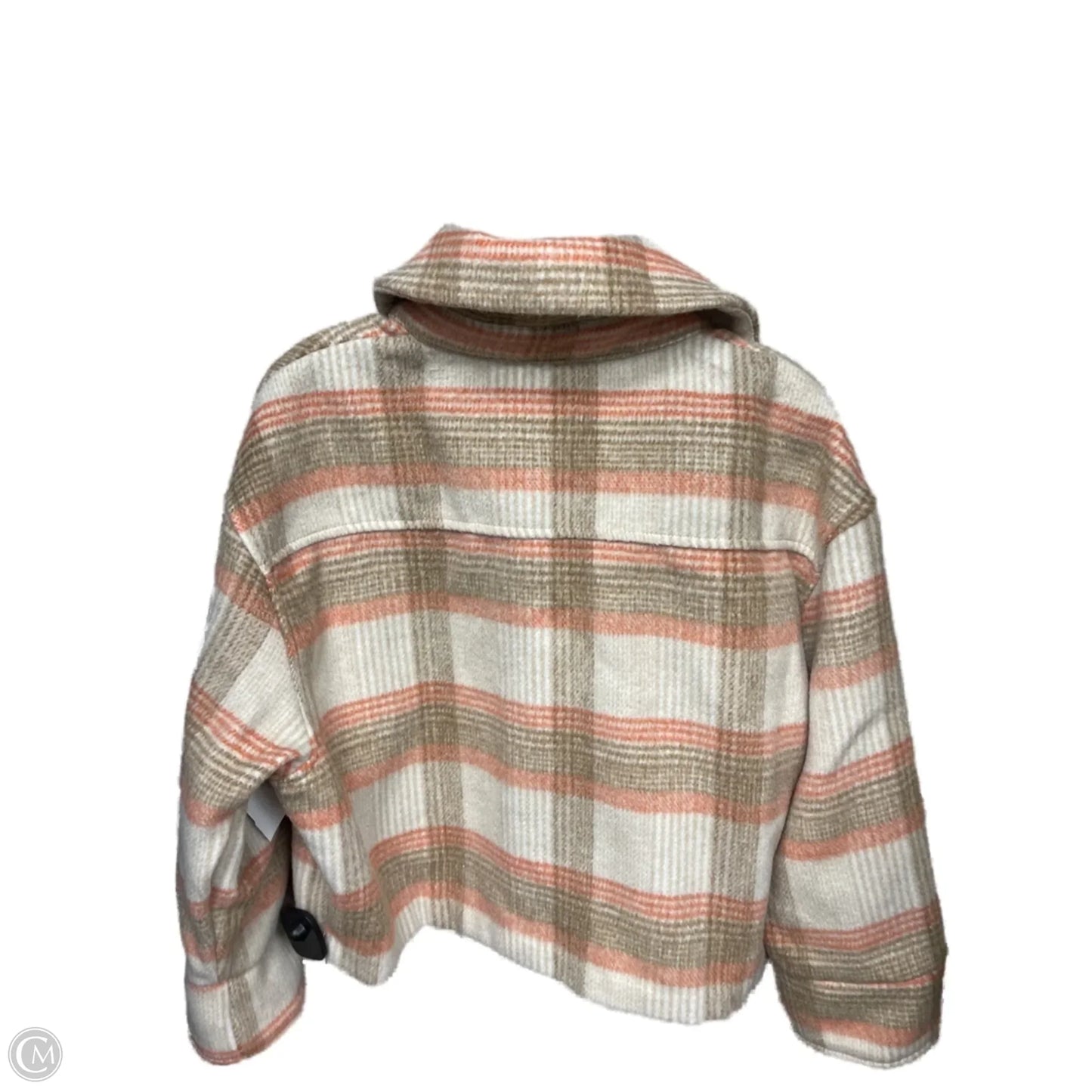 Jacket Other By Lush In Orange & White, Size: L