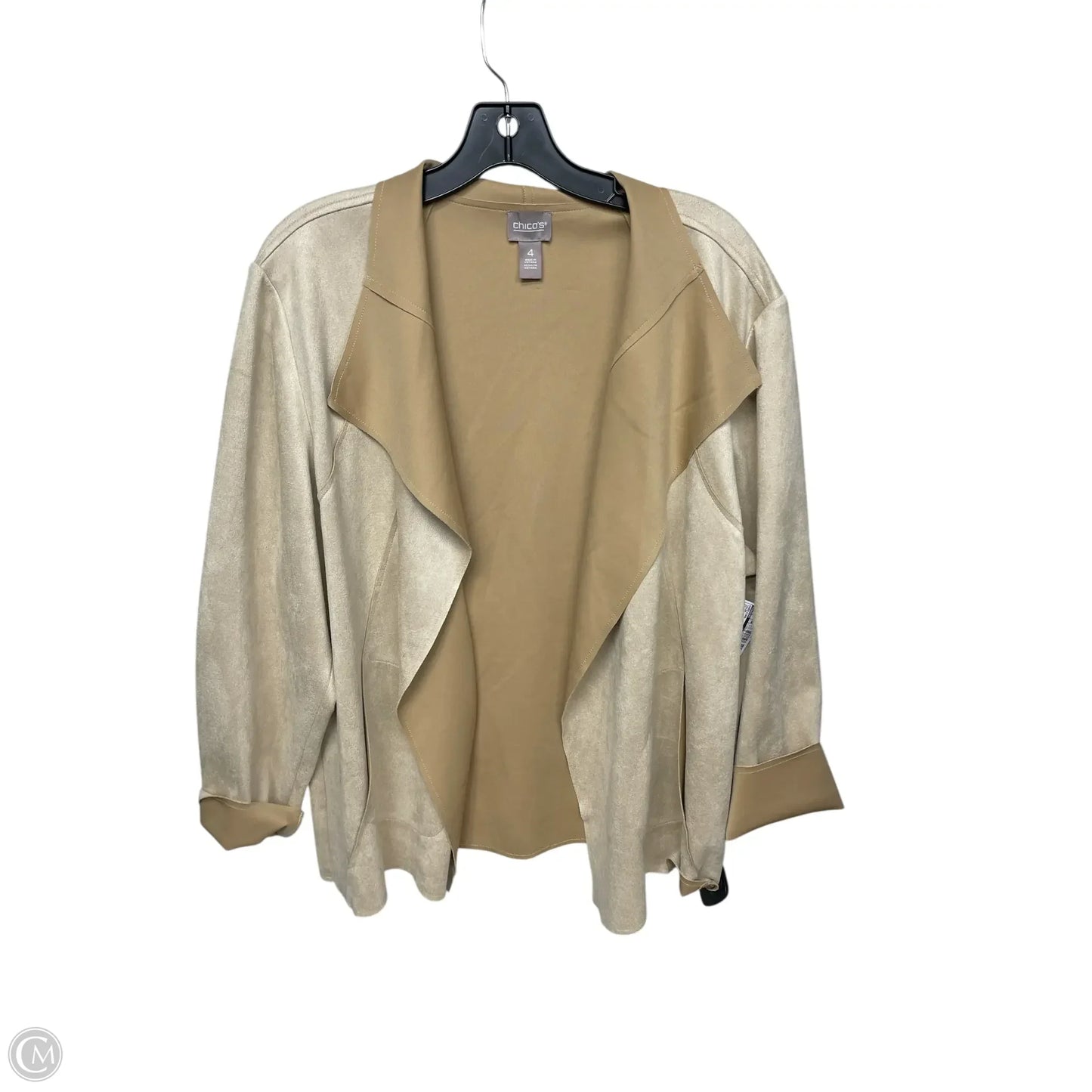 Cardigan By Chicos In Cream, Size: 2x