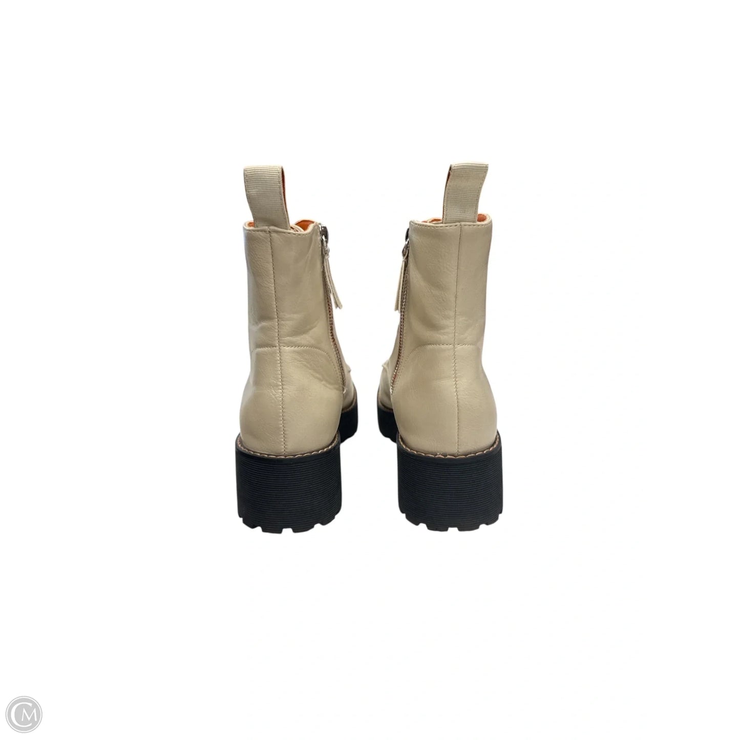 Boots Combat By French Connection In White, Size: 8.5