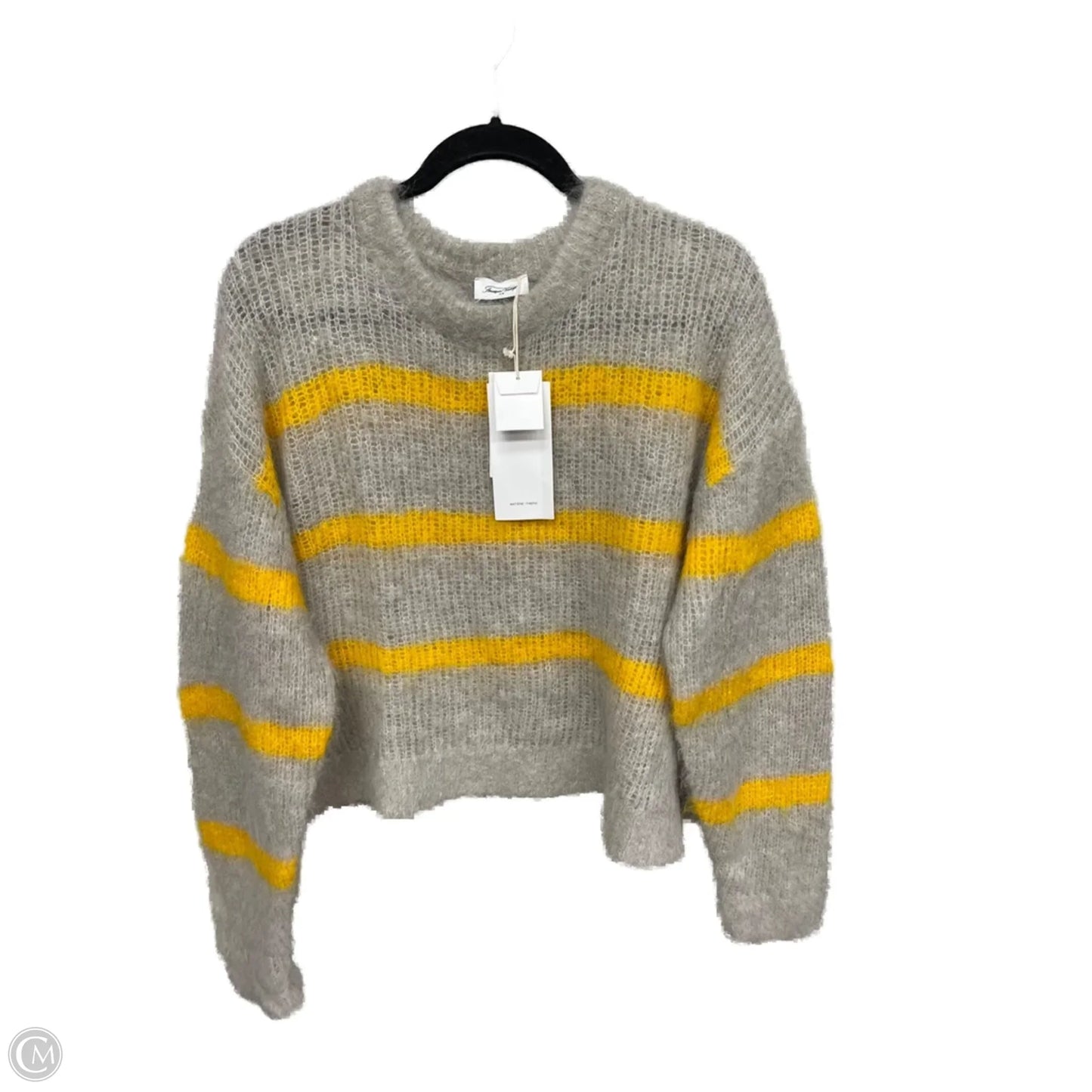 Sweater By Clothes Mentor In Striped Pattern, Size: M