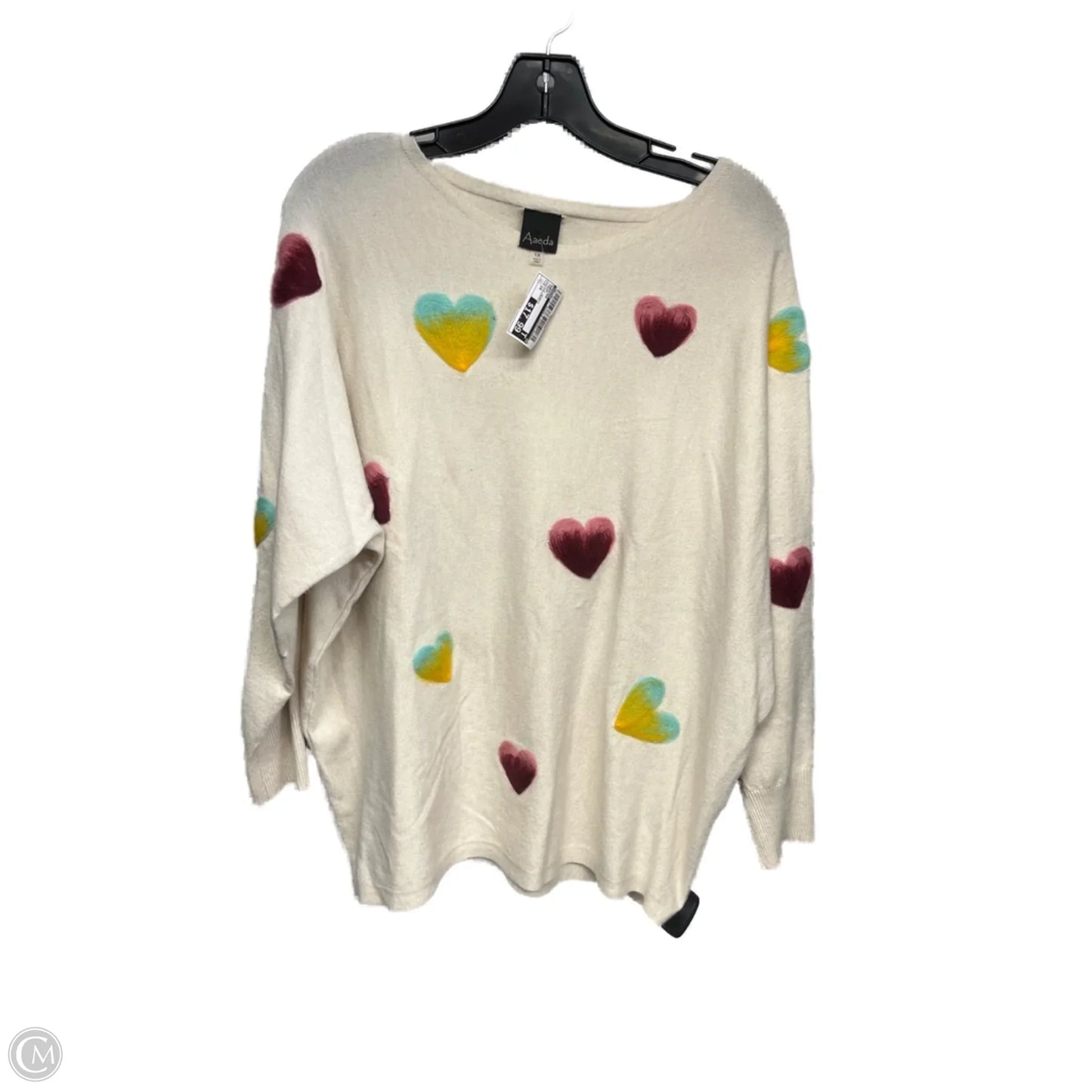 Sweater By Aaeda In Cream, Size: 1x