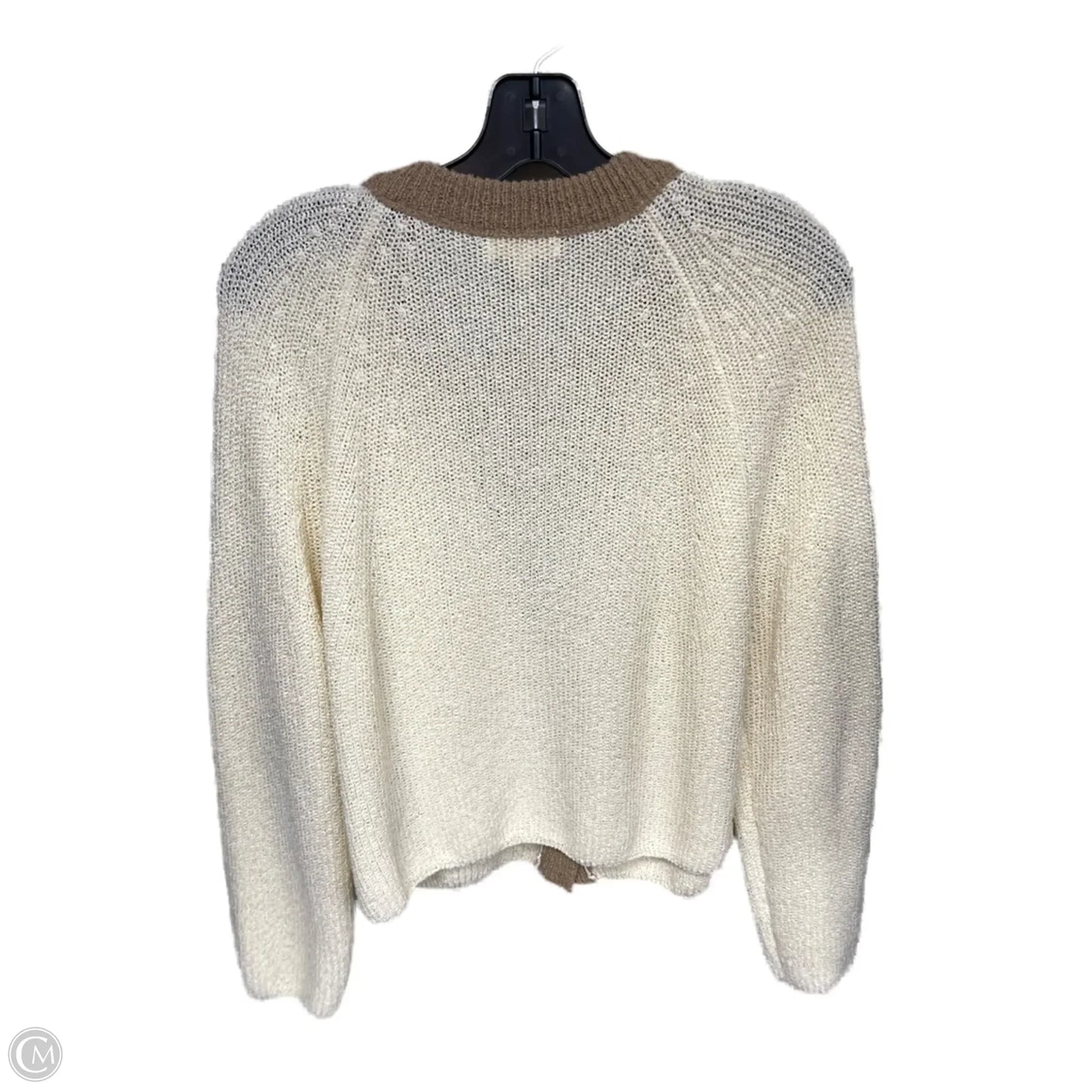 Cardigan By Promesa In Cream, Size: L