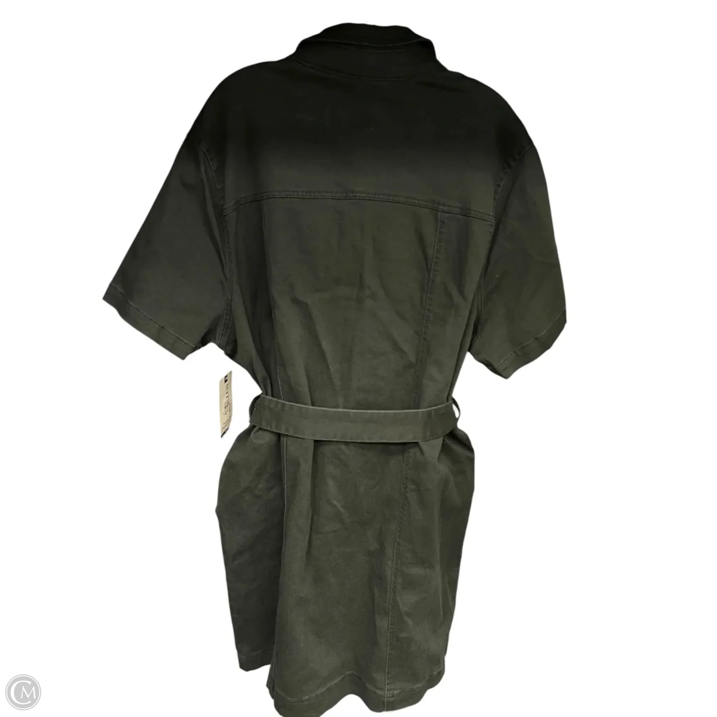 Dress Casual Midi By Terra & Sky In Green, Size: 2x