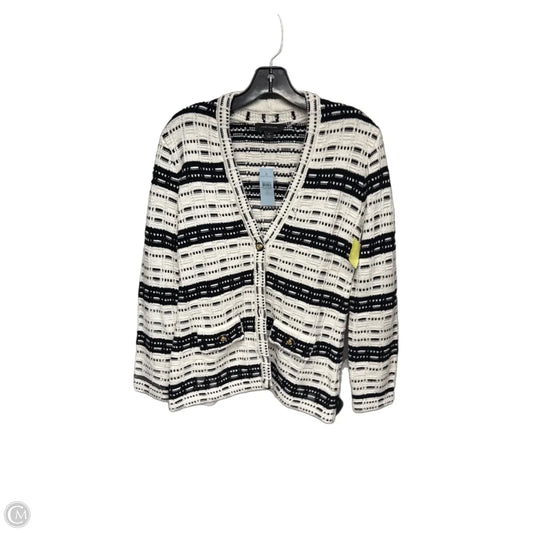 Cardigan By Ann Taylor In Black & White, Size: Sp