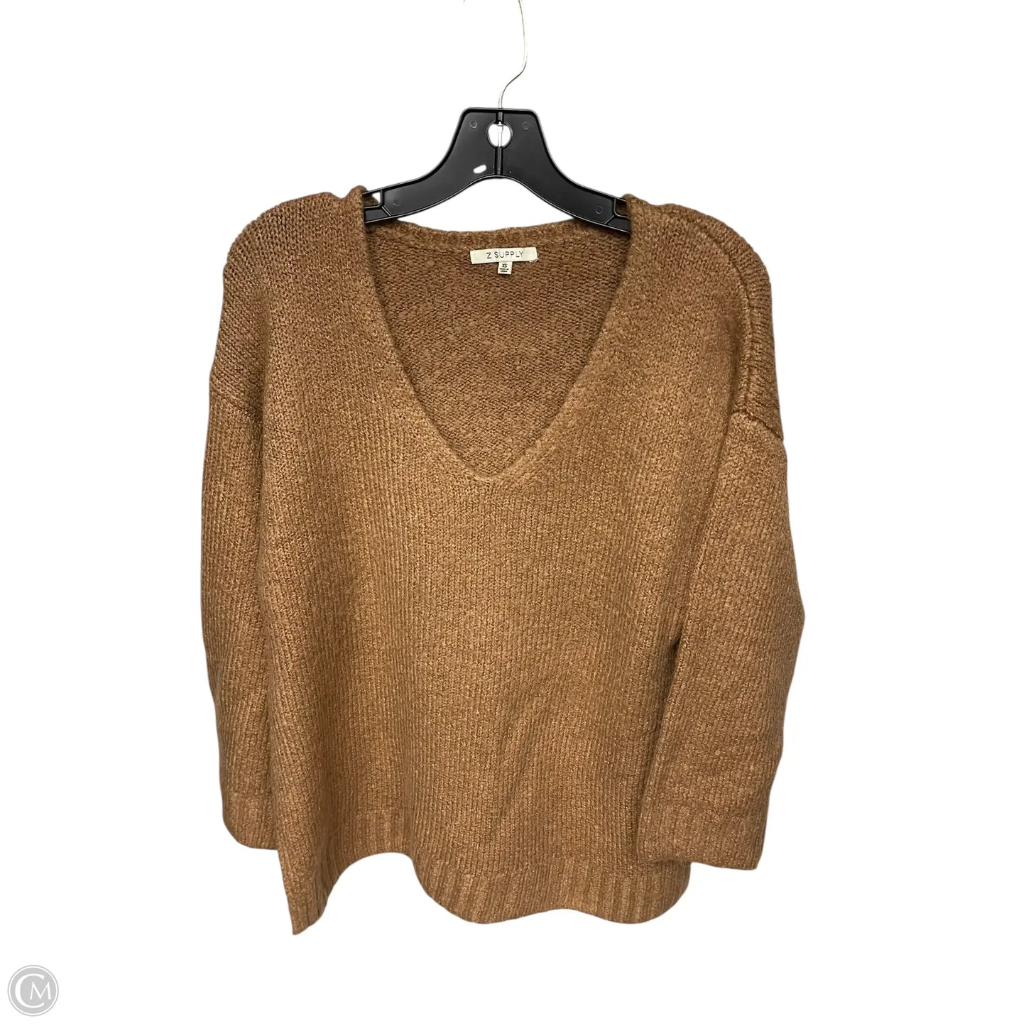 Sweater By Z Supply In Brown, Size: Xs