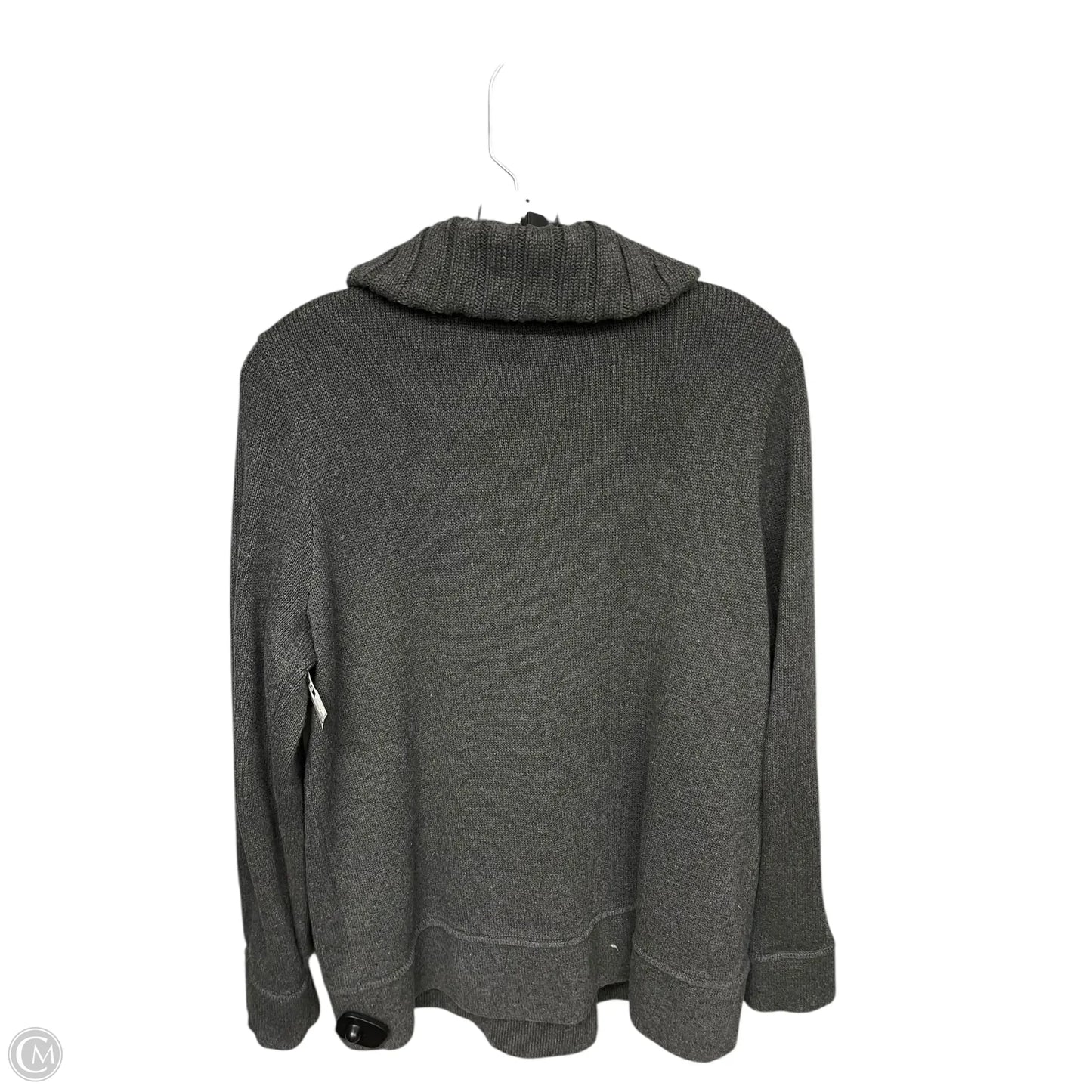 Cardigan By Lands End In Grey, Size: M