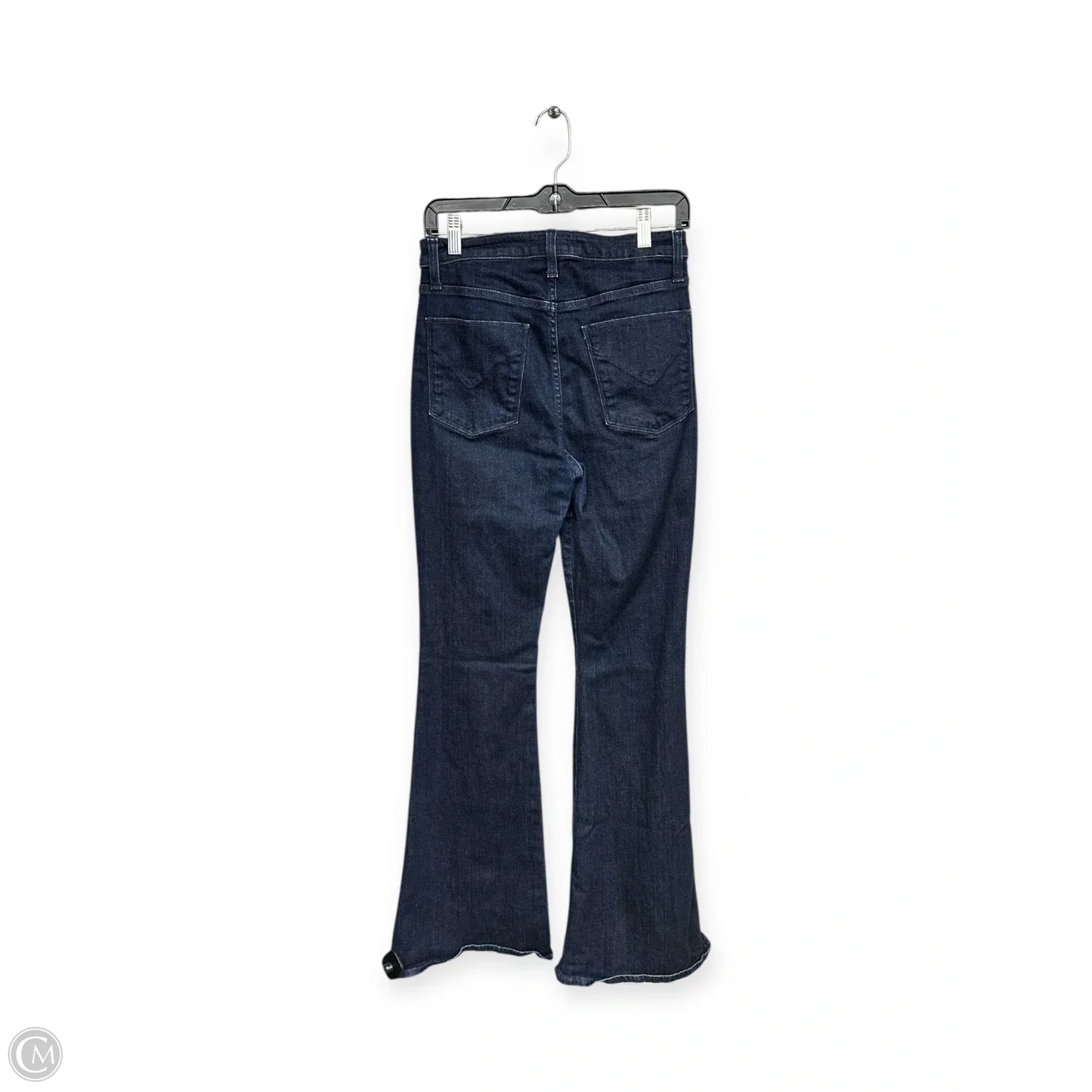 Jeans Flared By Hudson In Blue Denim, Size: 8