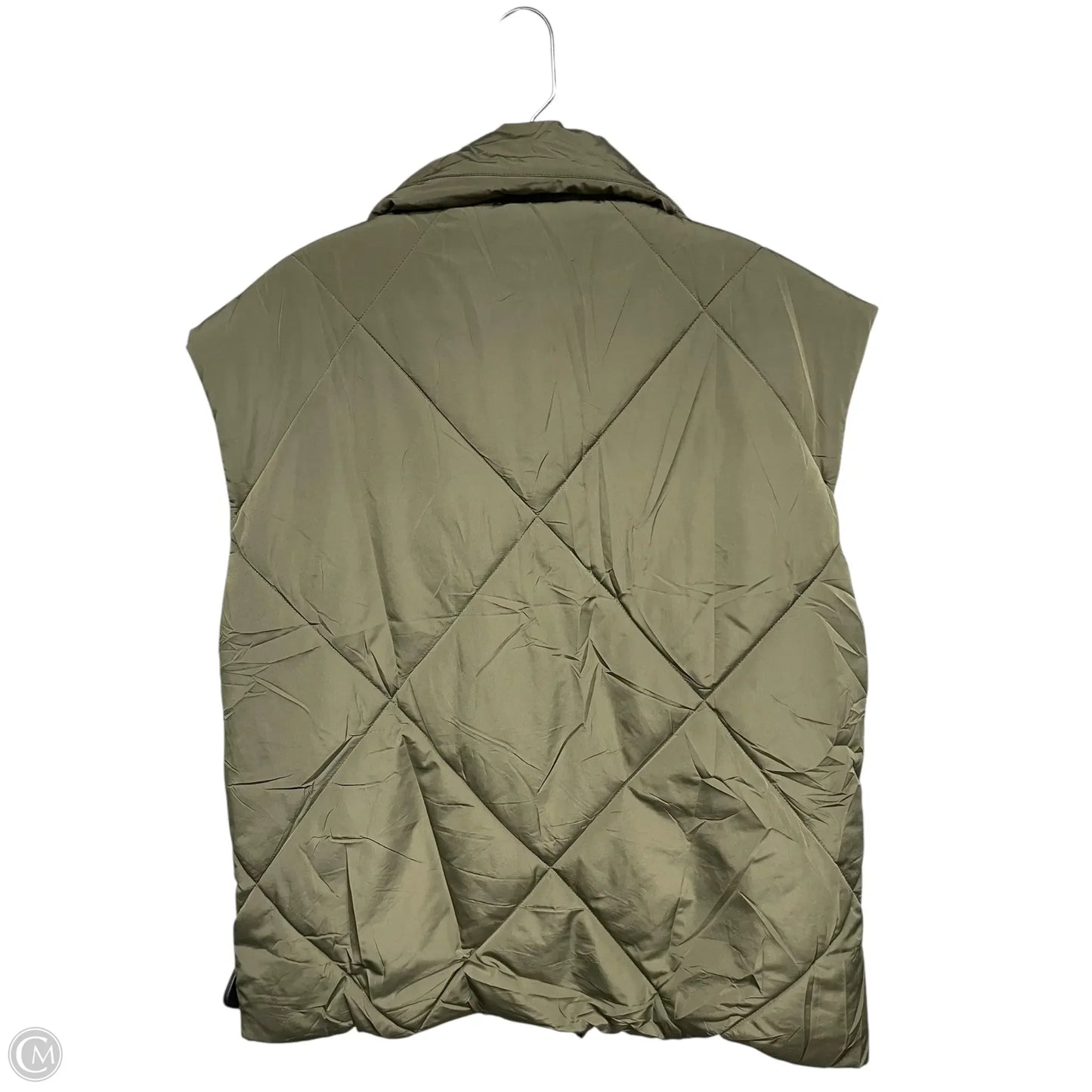 Vest Puffer & Quilted By Merokeety In Green, Size: M