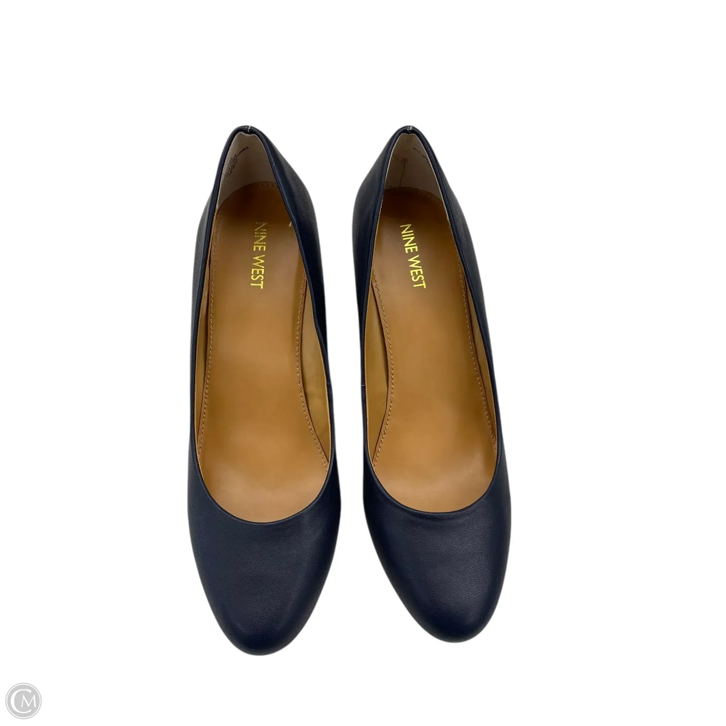 Shoes Heels Wedge By Nine West In Blue, Size: 10