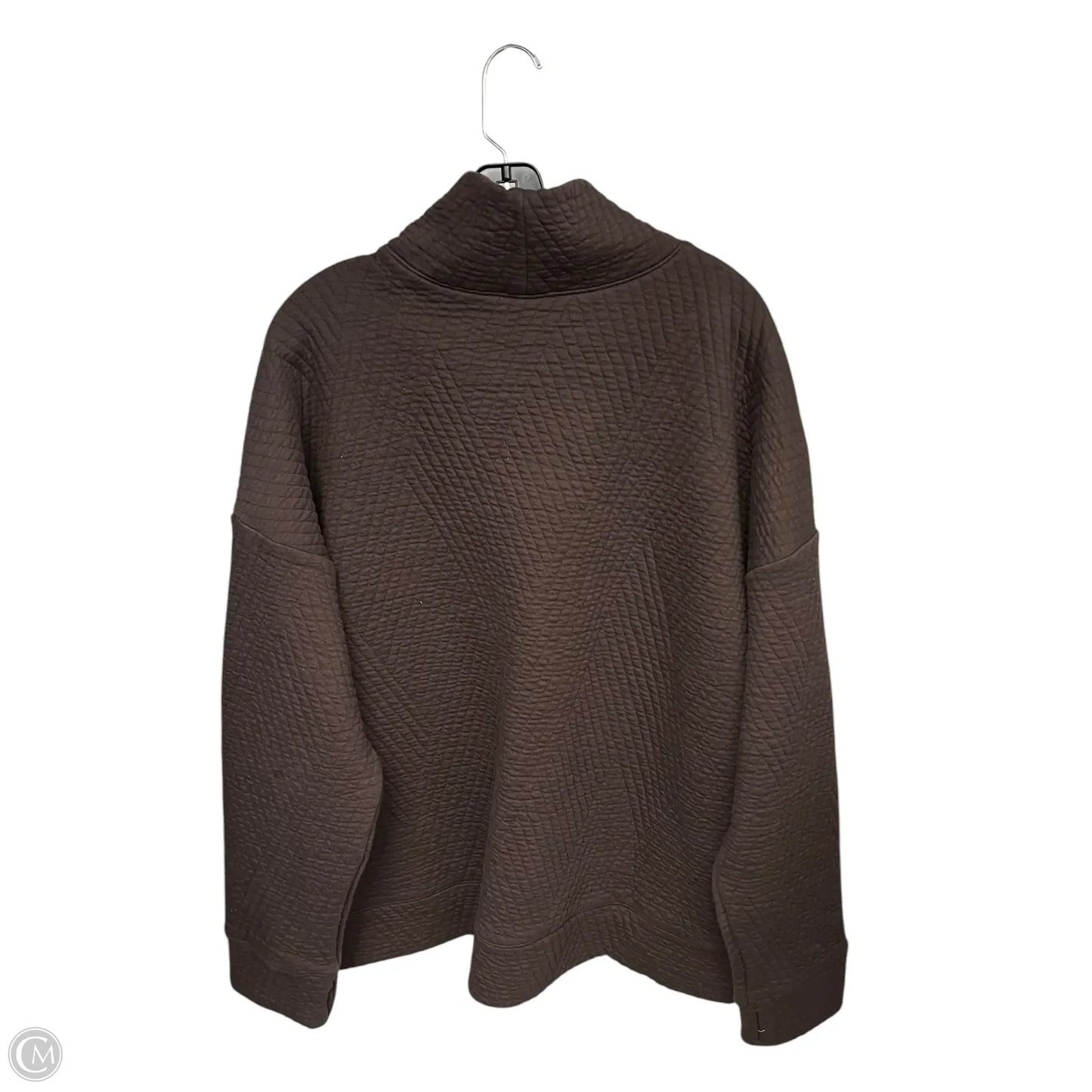Sweatshirt Crewneck By Gapfit In Brown, Size: Xl
