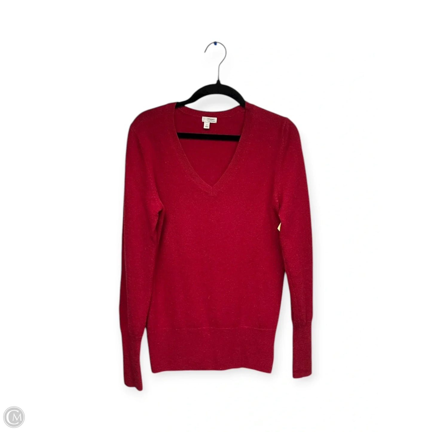 Sweater Cashmere By Halogen In Red, Size: S