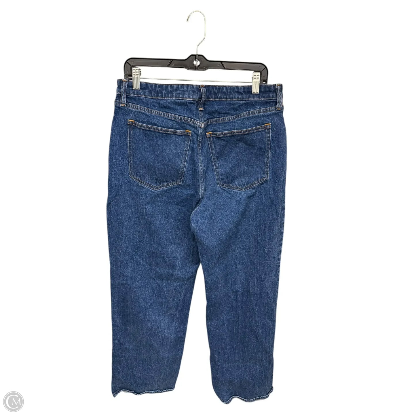 Jeans Straight By Abercrombie And Fitch In Blue Denim, Size: 14